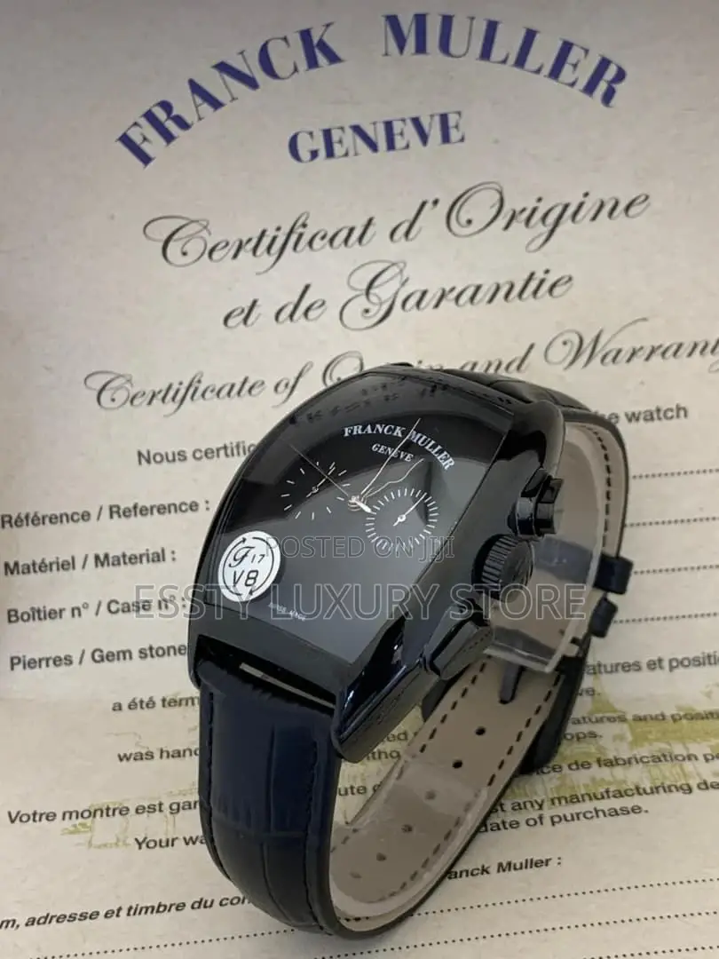 Automatic Engine Frank Muller Chronograph Leather Strap