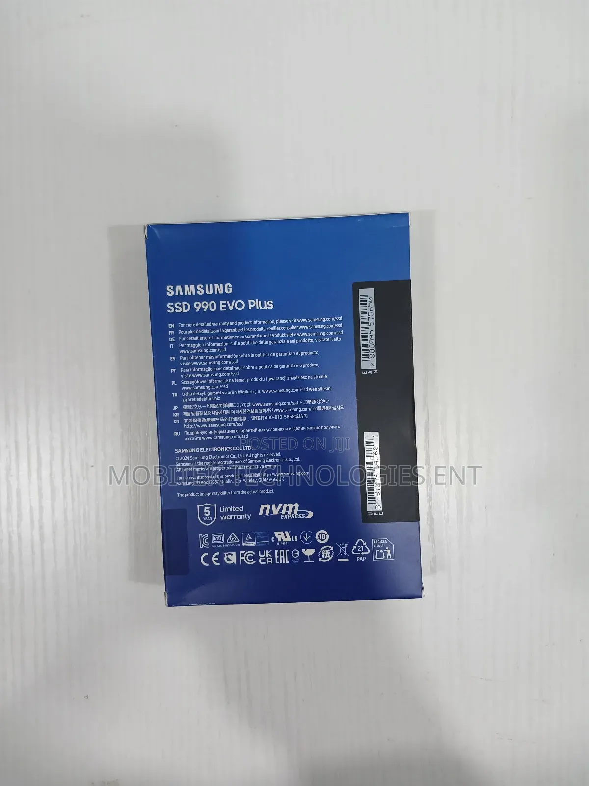 2tb Samsung Ssd 990 Evo Plus M.2 Nvme Pcie 4.0/ Pcie 5.0, Gen4 /Gen5