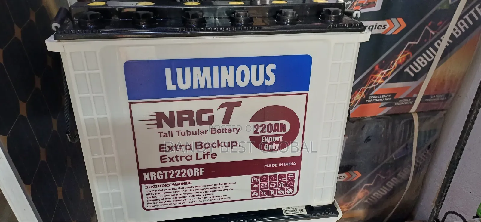 Luminous NRGT Tubular Battery 220ah