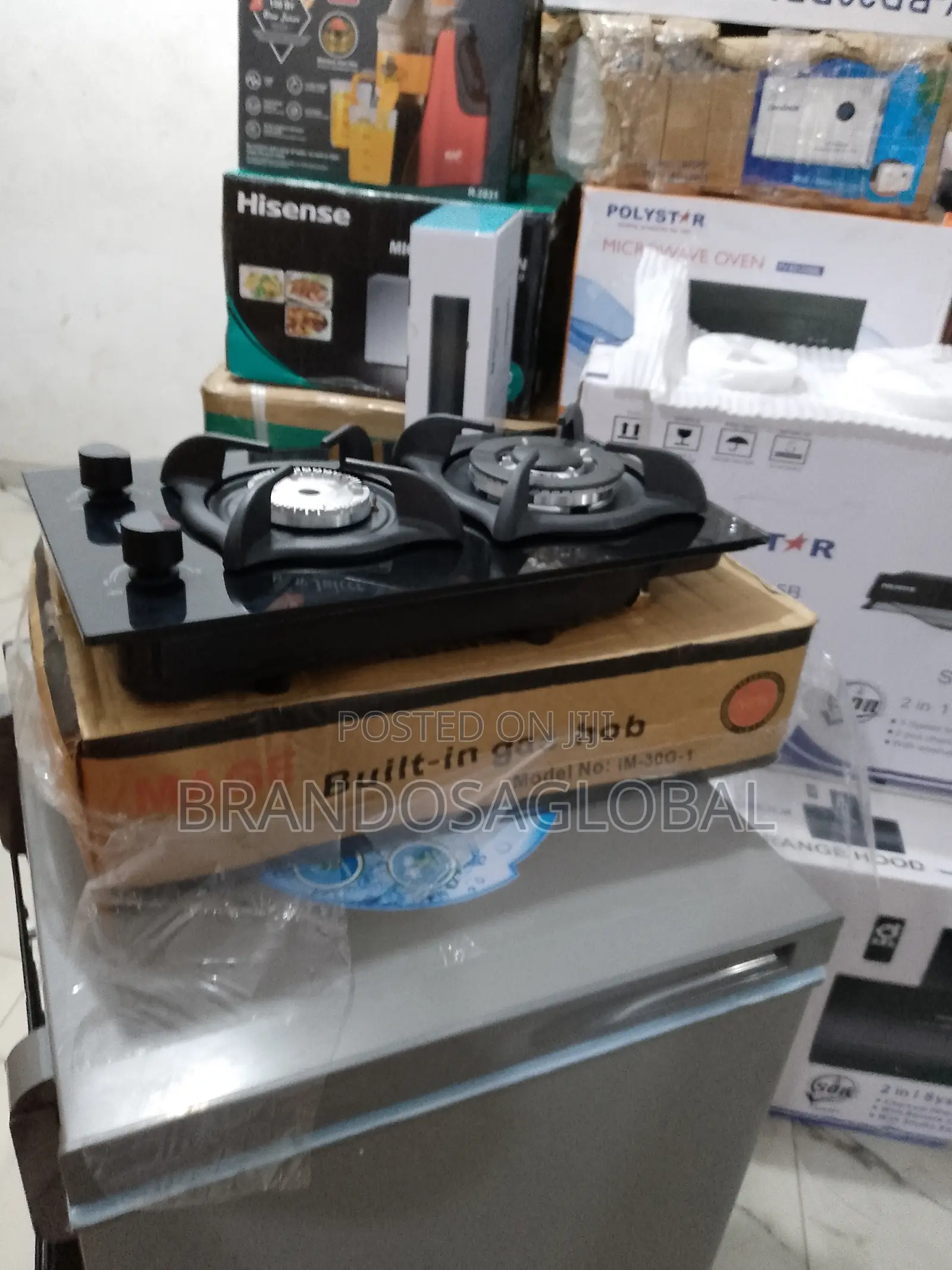 2 Burner Hob With Low Gas Consumption