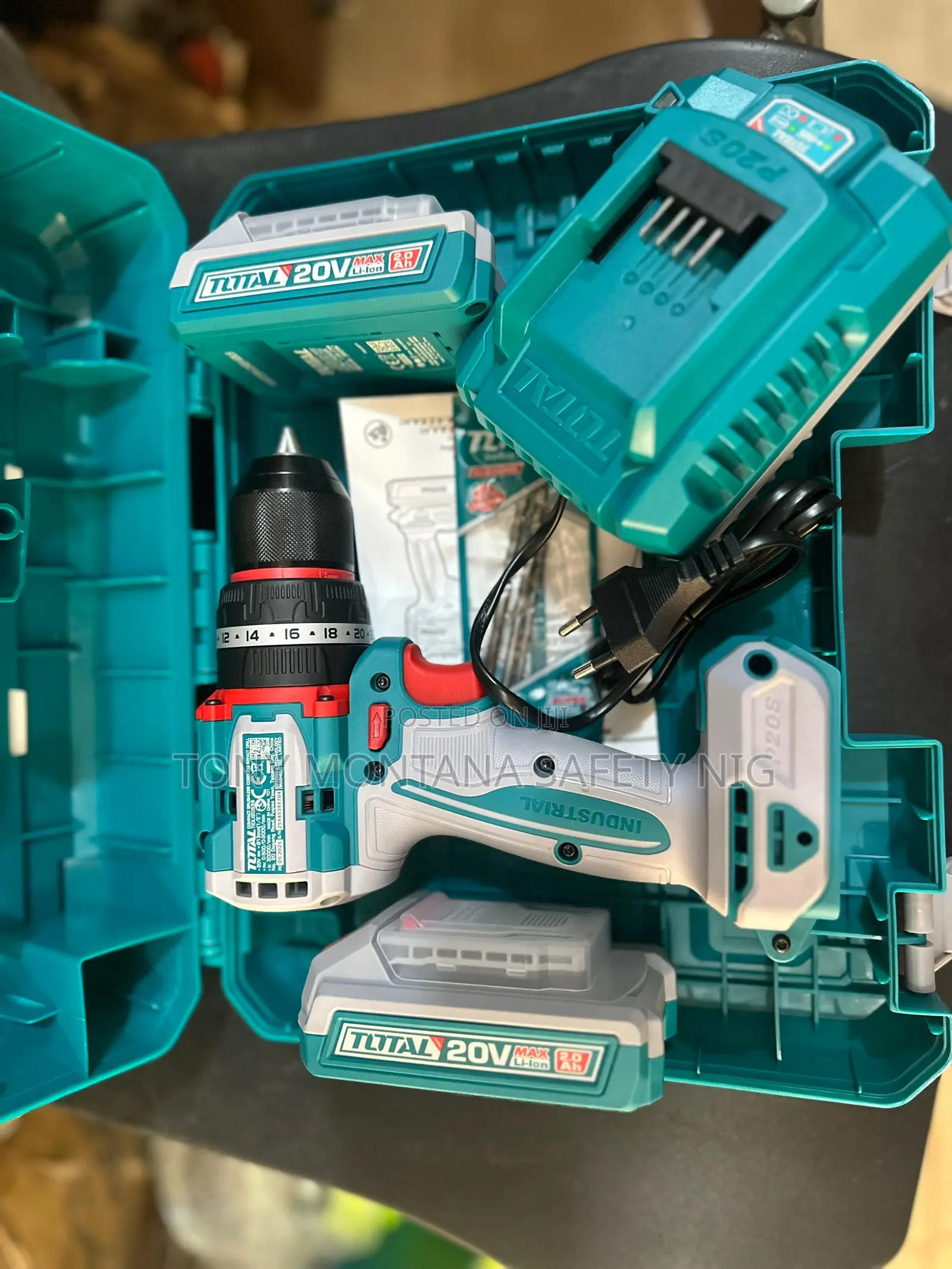 Total 20v Cordless Drilling Machine