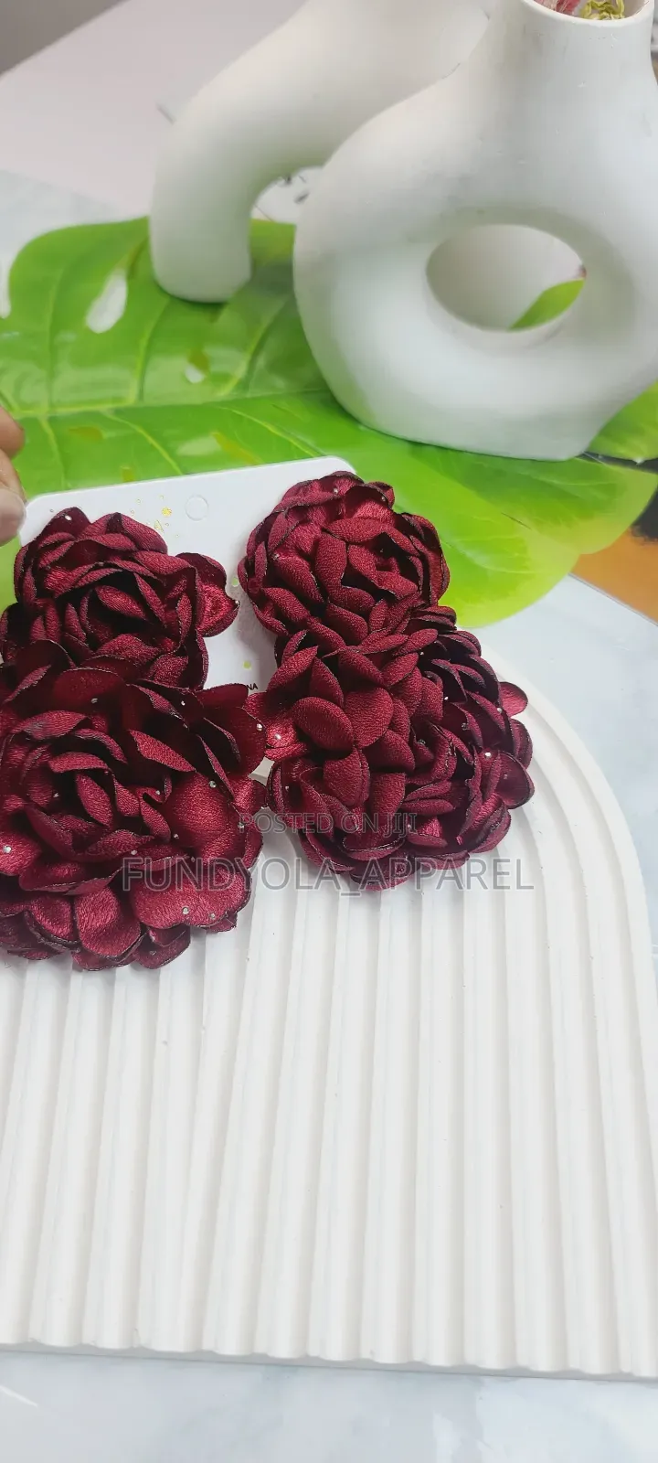 Statement Wine Earring