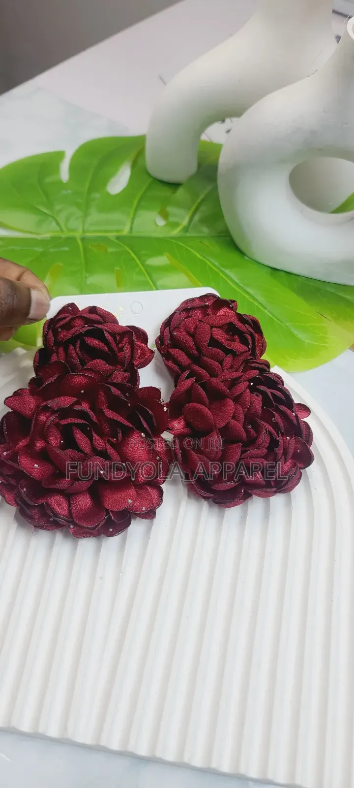 Statement Wine Earring