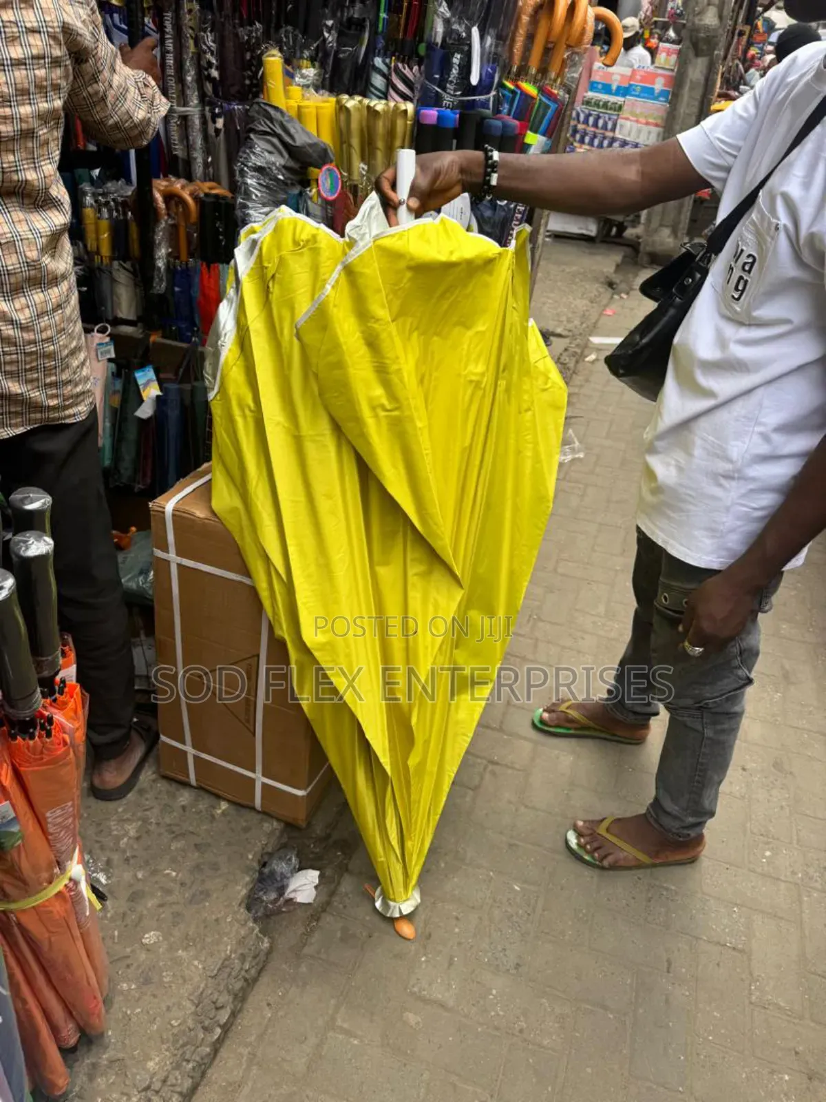 Yellow 48" Beach And Pos Umbrella