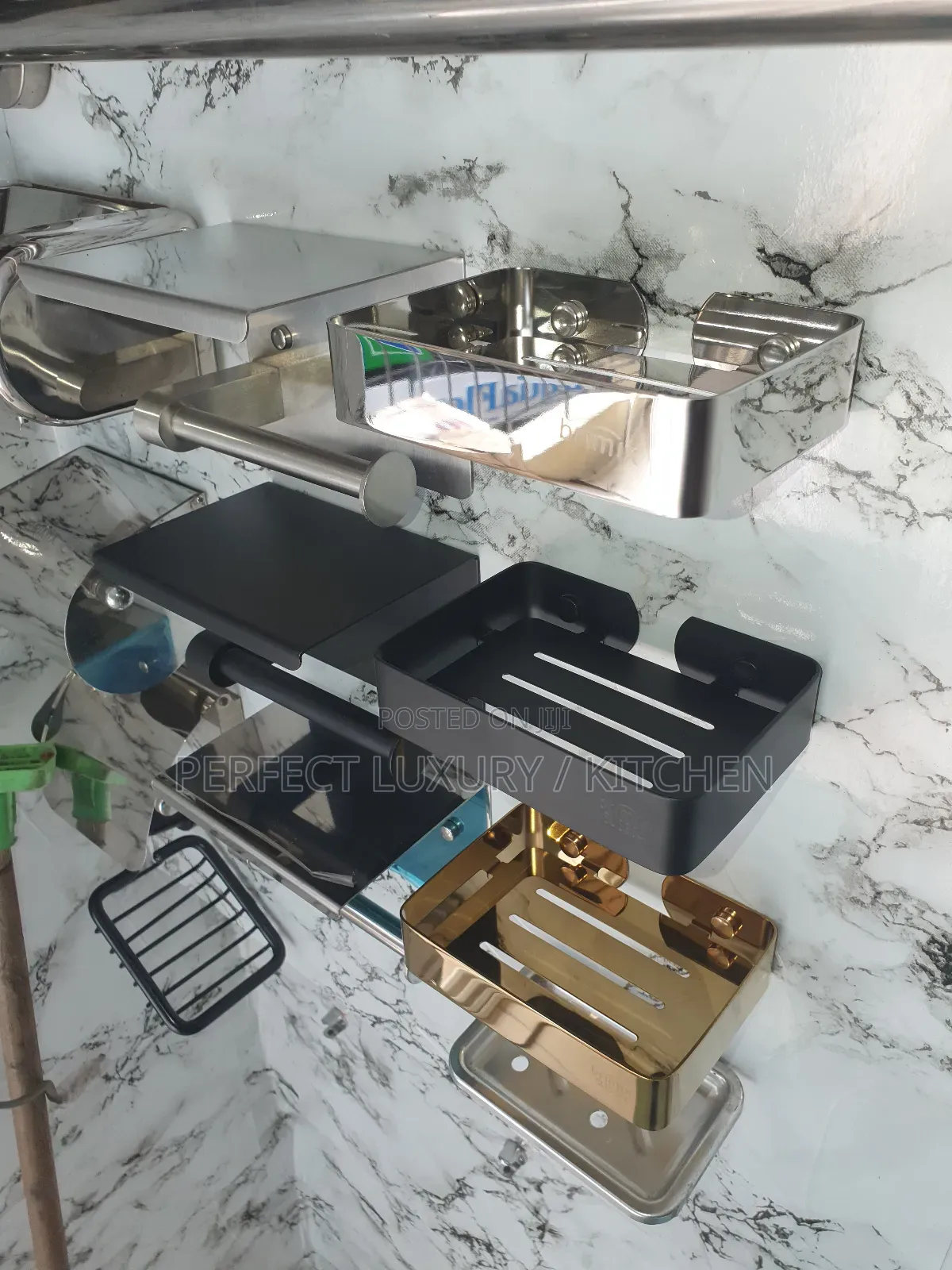 Chrome/Silver Brimix Soap Dish