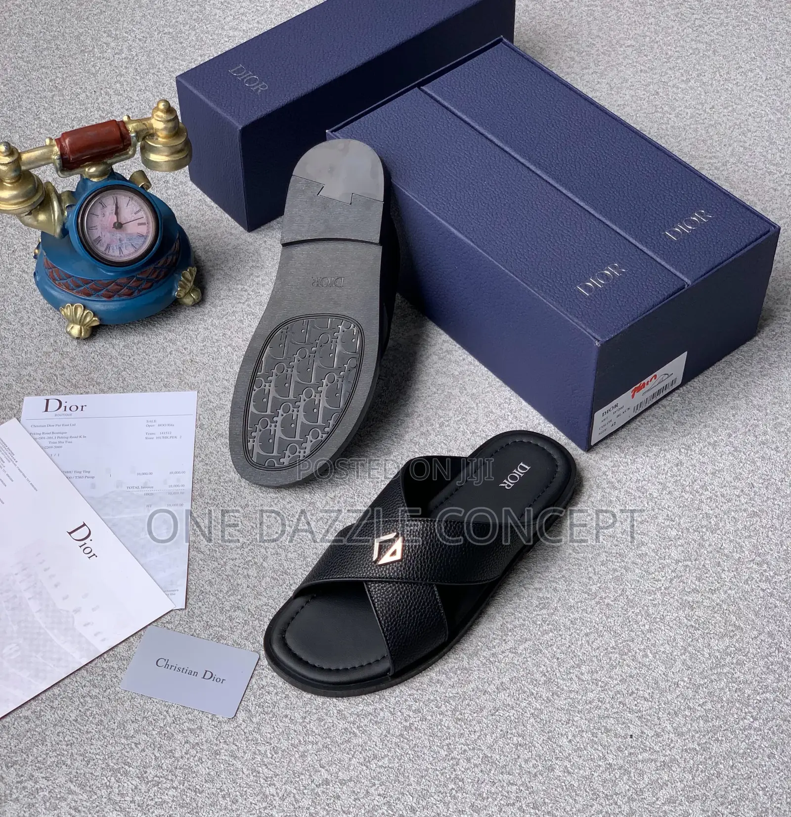 Dior Crossing Leather Pam