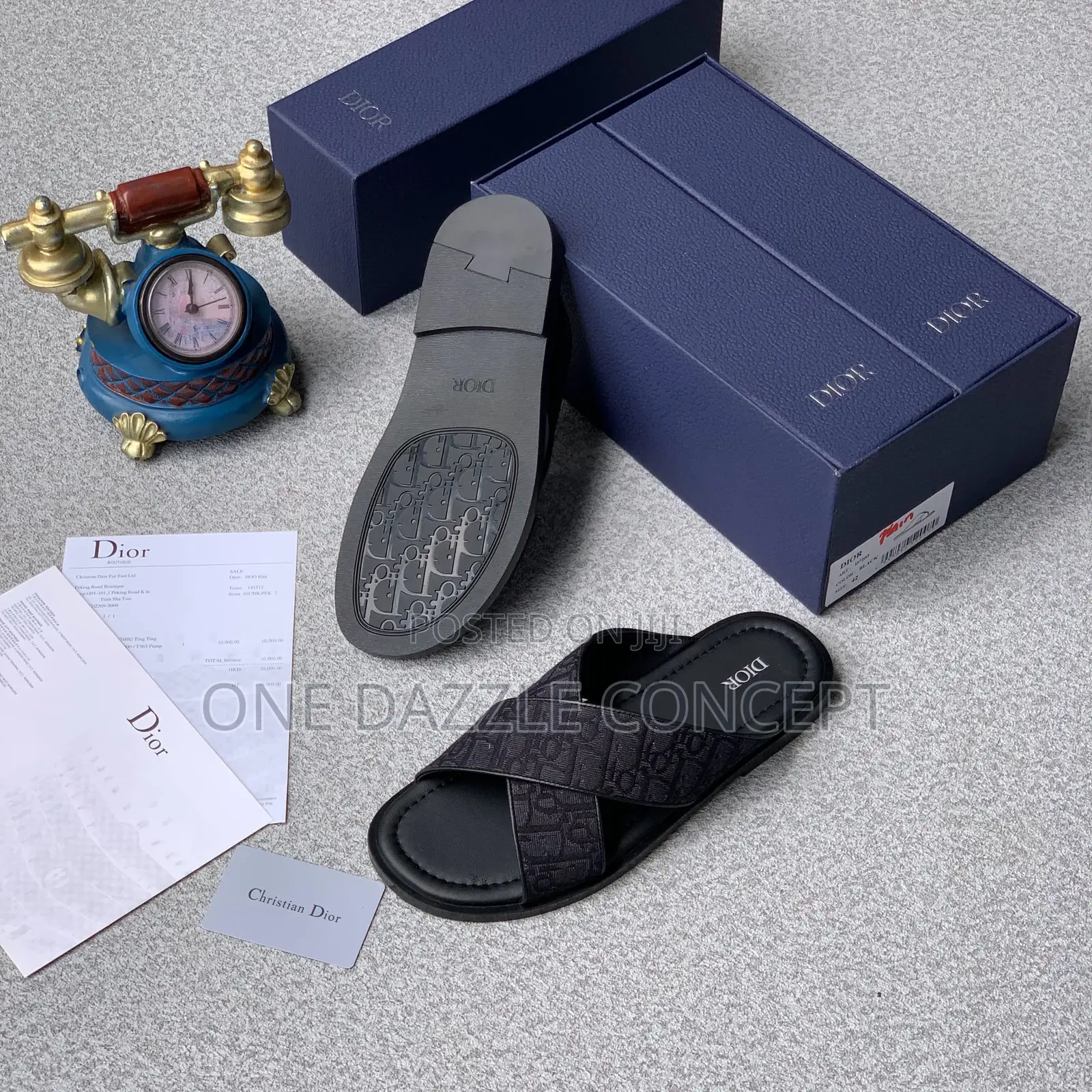 Dior Crossing Leather Pam
