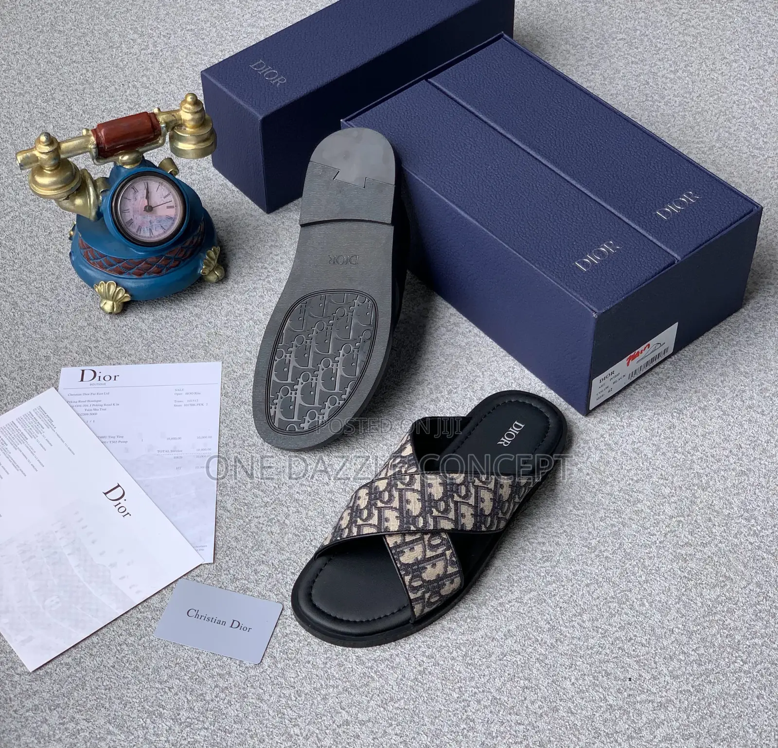 Dior Crossing Leather Pam
