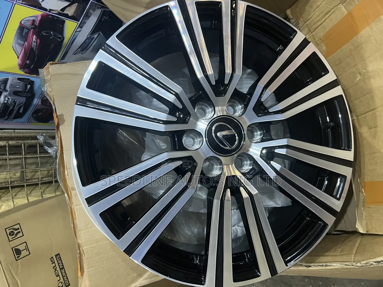 Complete Set Of Rims Lexus Lx600 2023/2024 Model Original