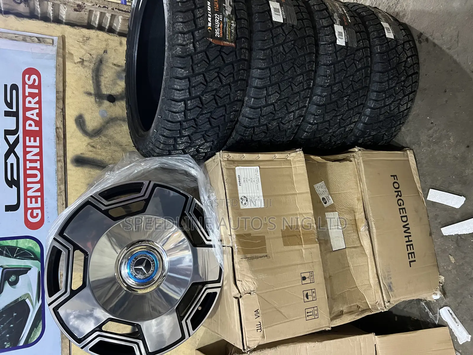 Complete Of Rims With Tyres G Wagon Brabus 2023/2025