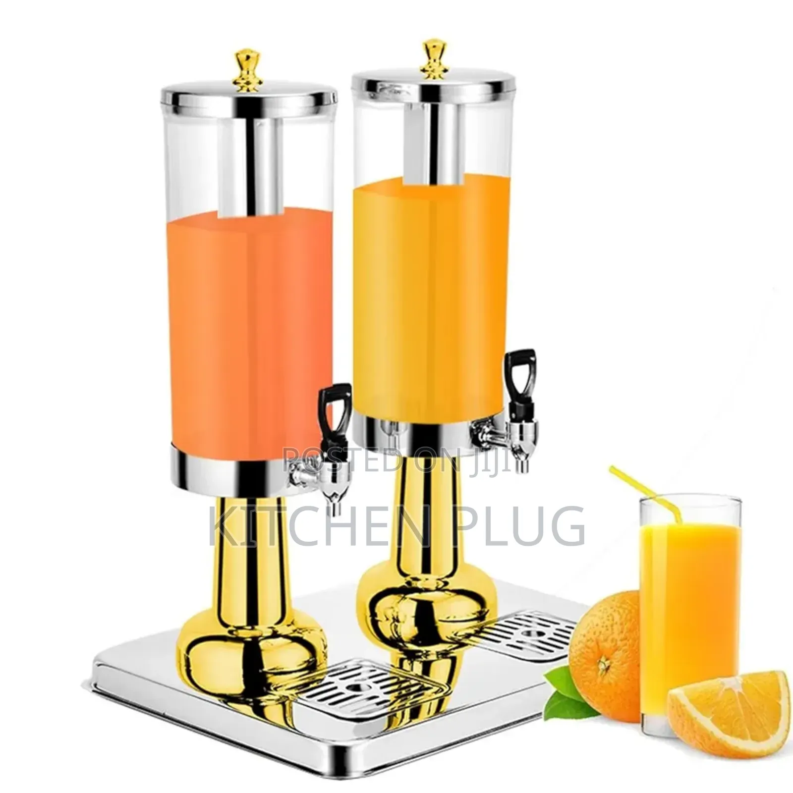 6l Stainless Steel Drink Dispenser Fruit Juice Dispenser With Stand