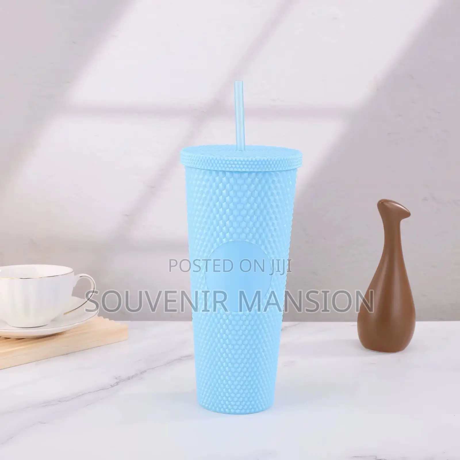 Water Cup With Straw