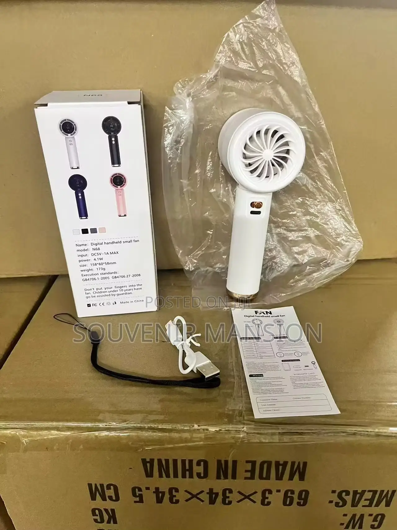 Handheld Mini Hand Fan With Speed