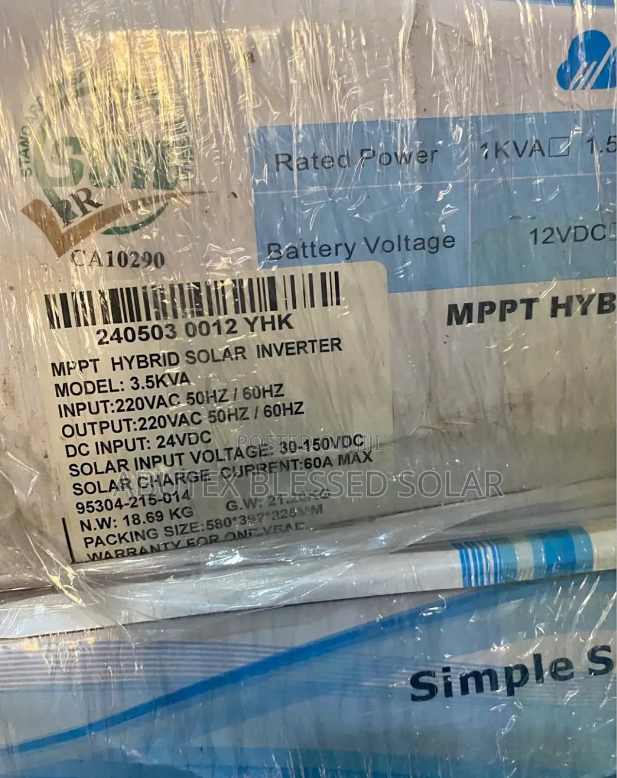 3.5kva 24v Yohako Solar Inverter Hybrid