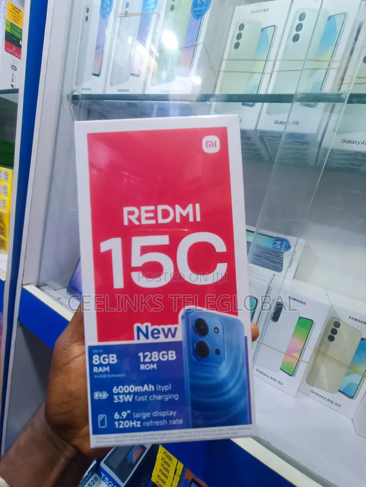 New Xiaomi Redmi 15C 4G 128 GB Blue