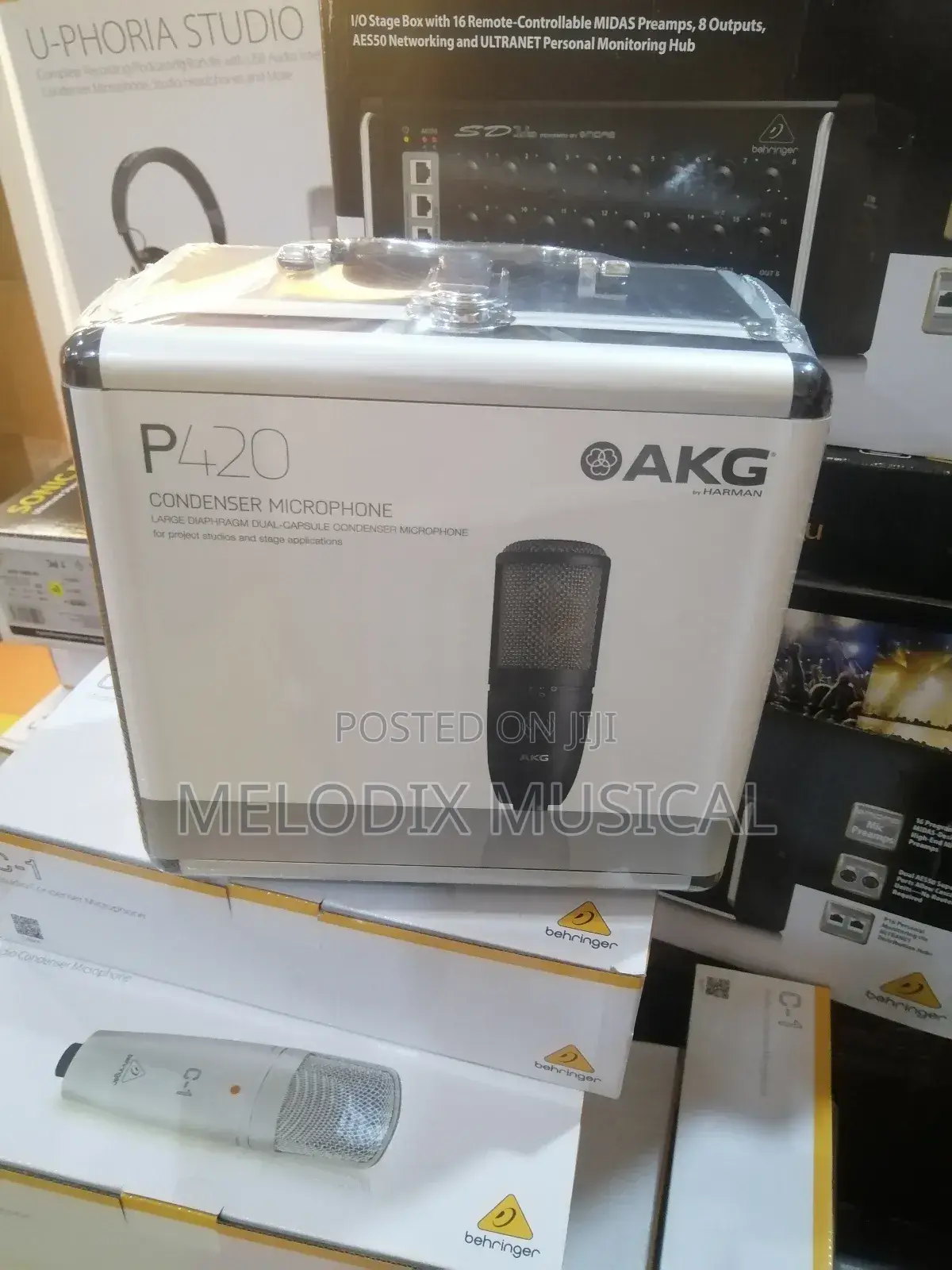 Akg P420 Dual Capsule Large Diaphragm Condenser Microphone
