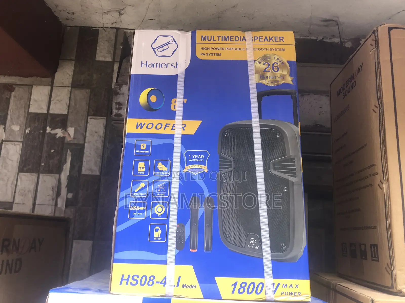 Hamersh 8 Inches Speaker 1800w