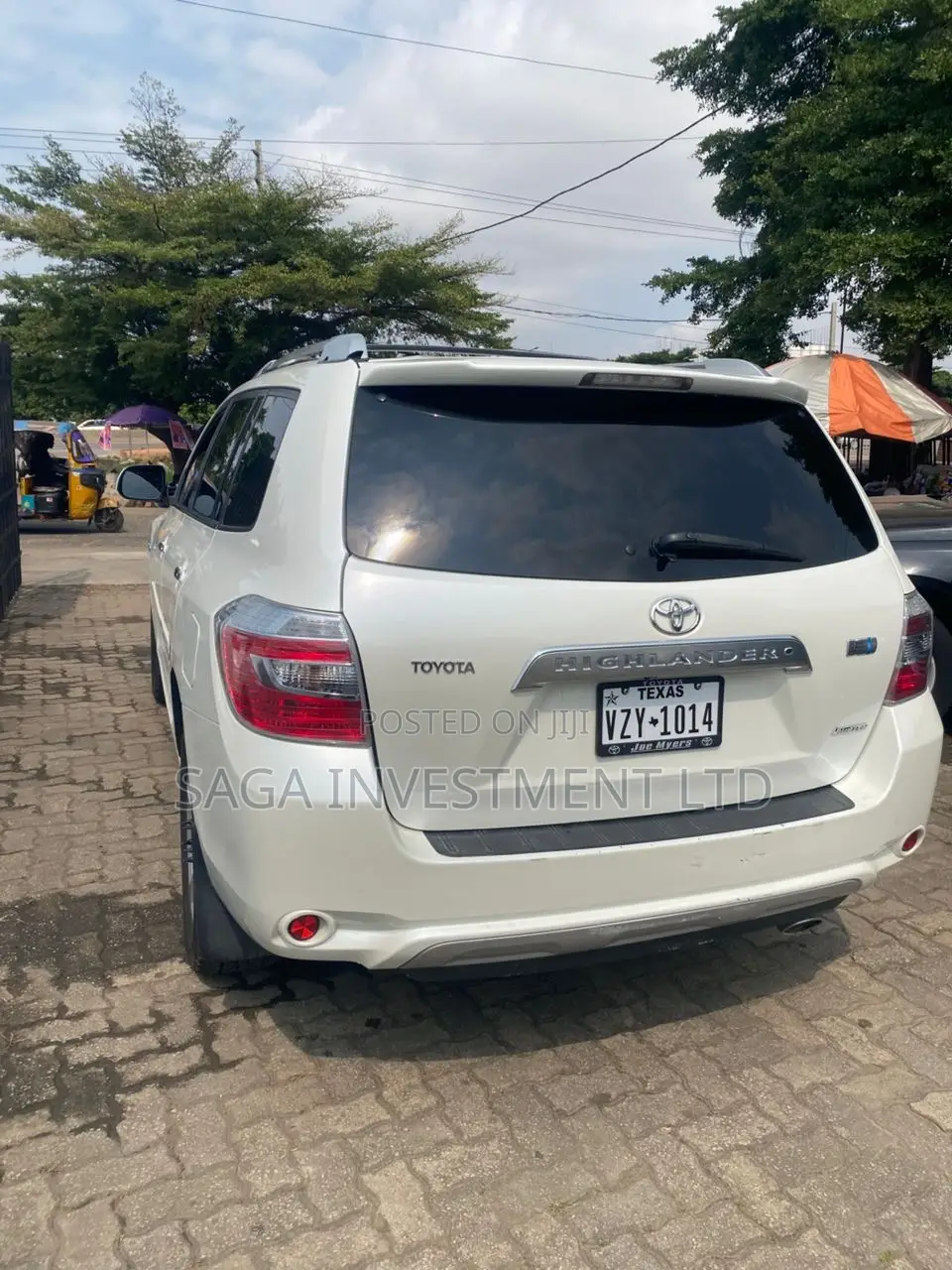 Toyota Highlander Hybrid Limited 2008 White