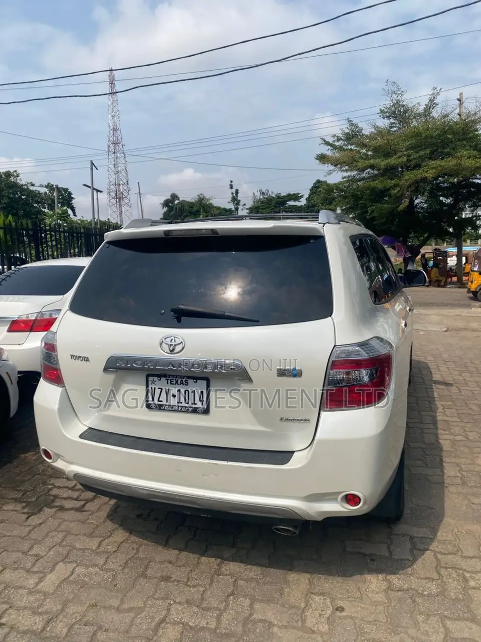 Toyota Highlander Hybrid Limited 2008 White