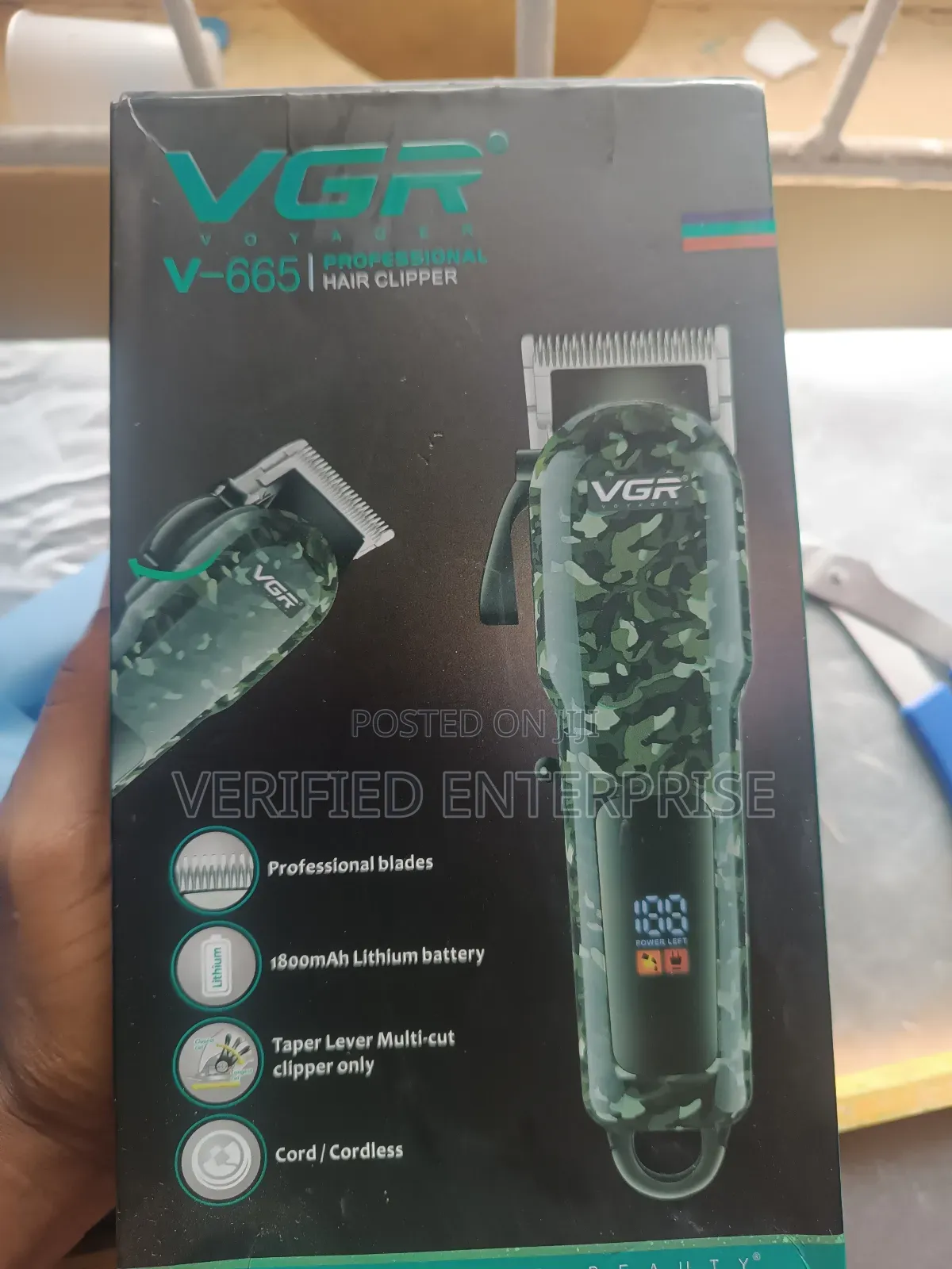 VGR Rechargeable Clipper