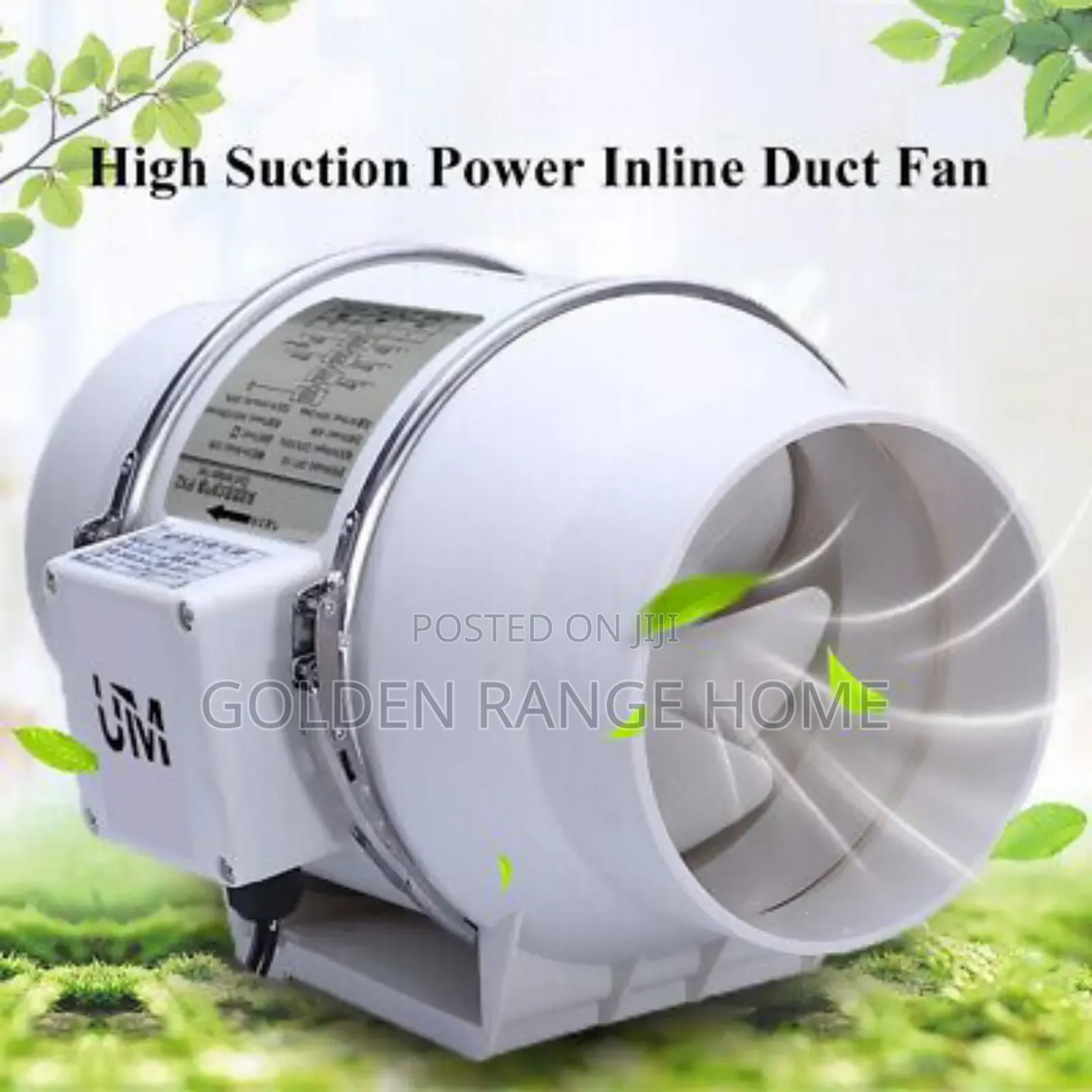 8" in Line Duct Ventilation Fan