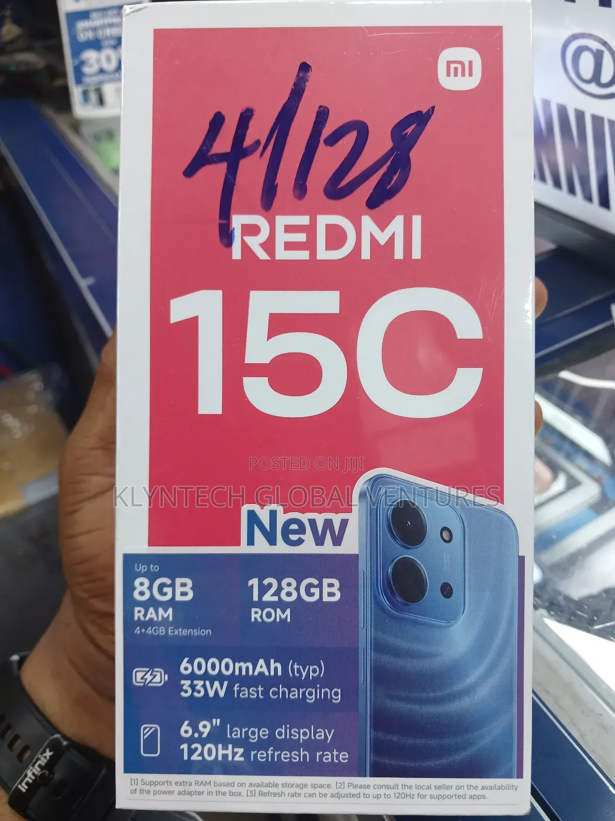 New Xiaomi Redmi 15C 4G 128 GB Red