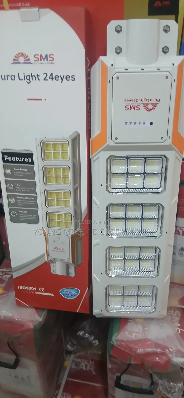 1500watts 24eyes Sms Solar Street Light