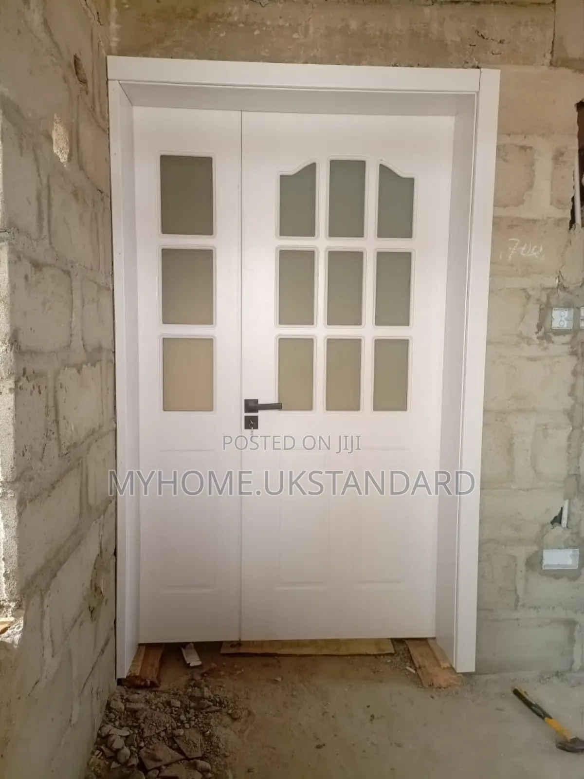 9" Frame 4ft Kitchen to Dinning HDF Wooden Door