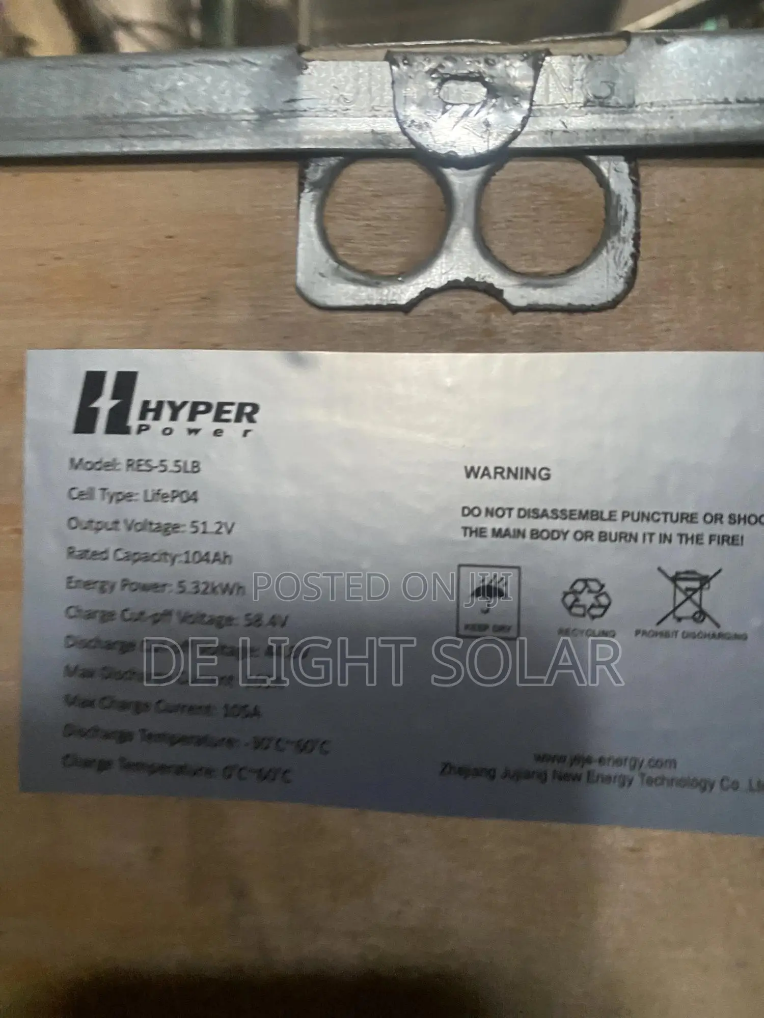 Hyper 5kwh 51.2v Lithium Ion Battery