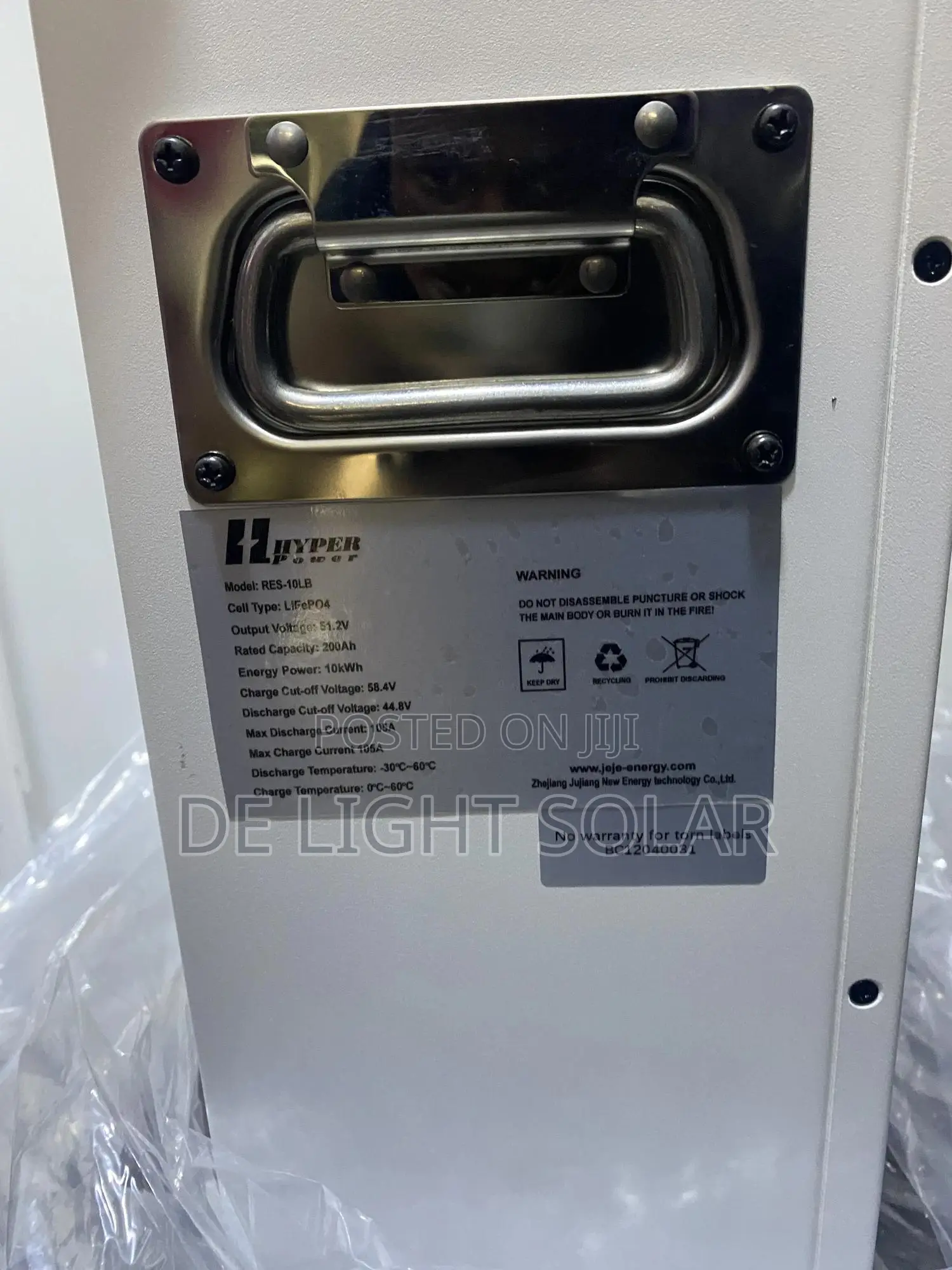 10kwh 51.2v Hyper Lithium Ion Battery