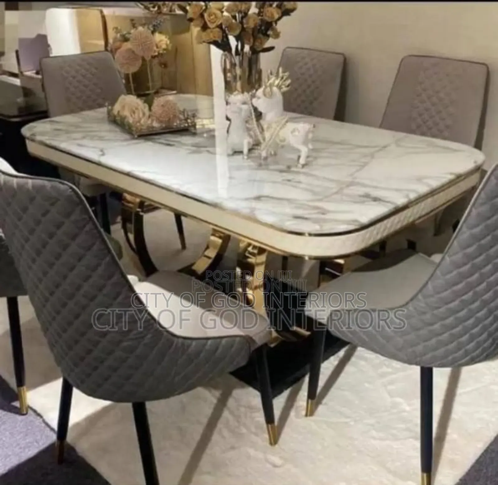 High Class Imported Dining Table Set By 6