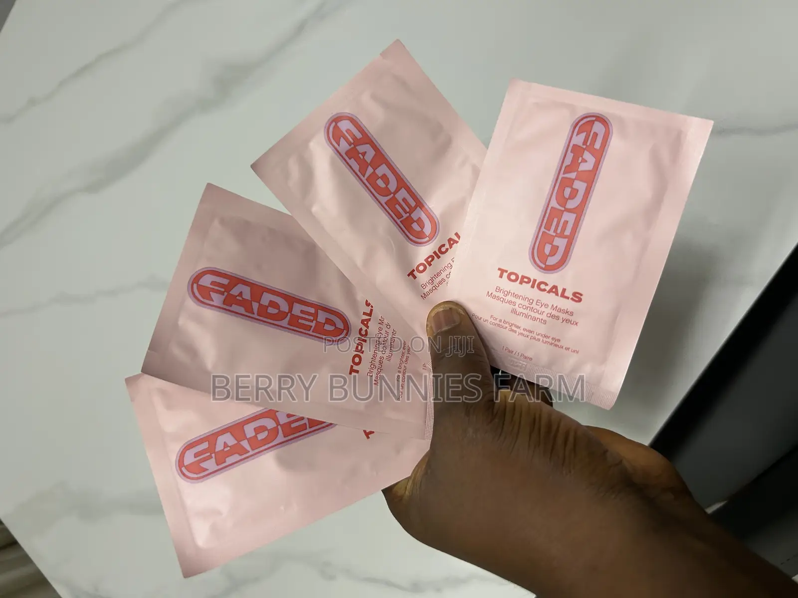 Faded Topical Brightening Eye Mask