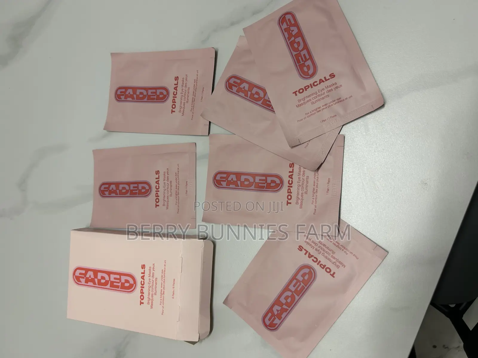 Faded Topical Brightening Eye Mask