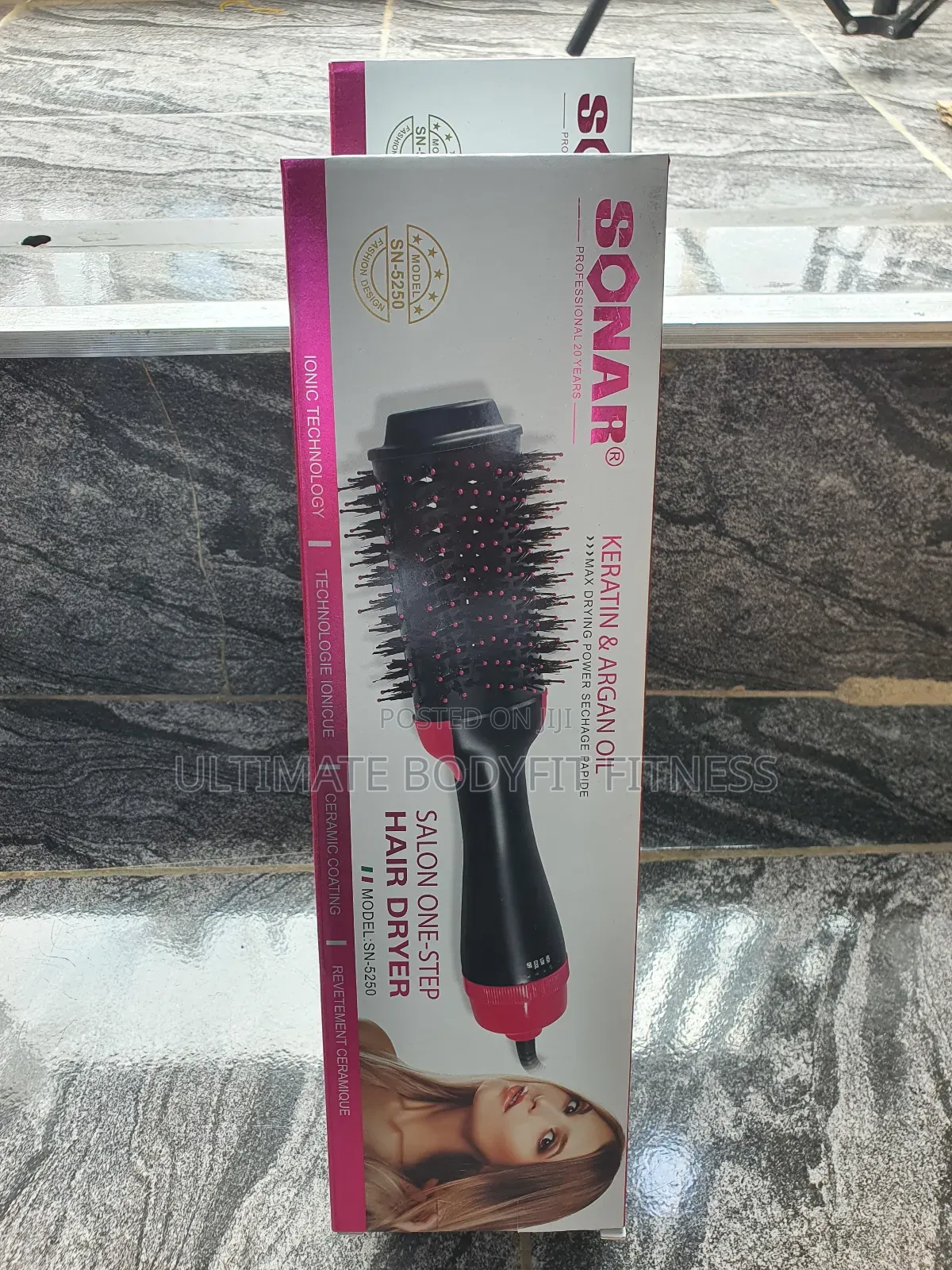 Brand New Sn 5250 Sonar One Step Hair Dryer and Styler Blower Brush