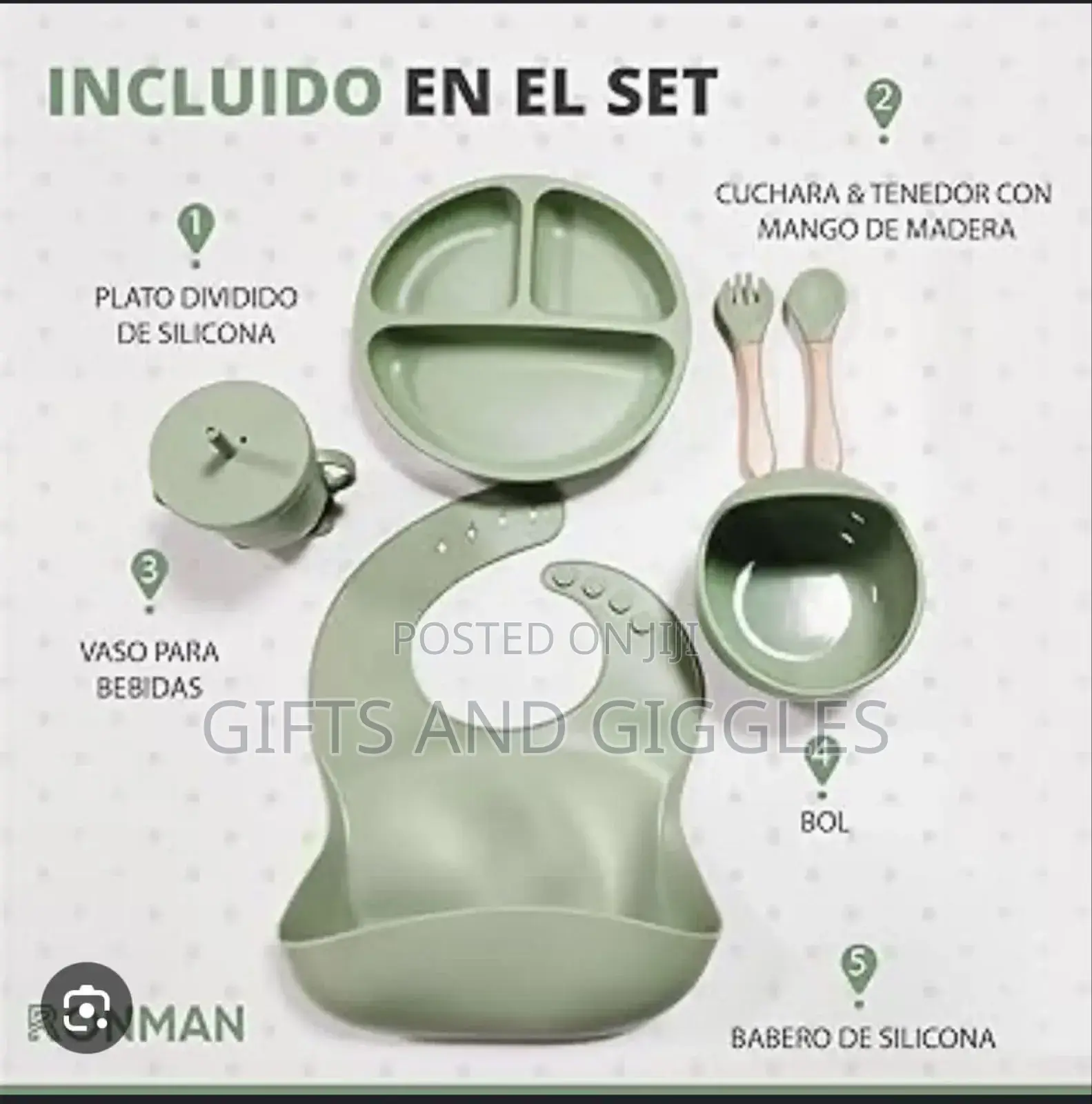 Silicon Baby Feedset