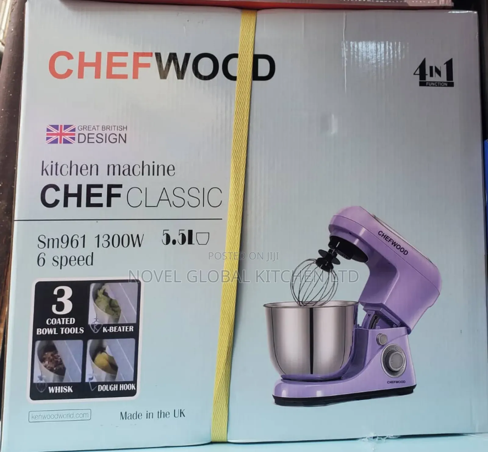 Chefwood Kitchen Machine 5.5l Mixer