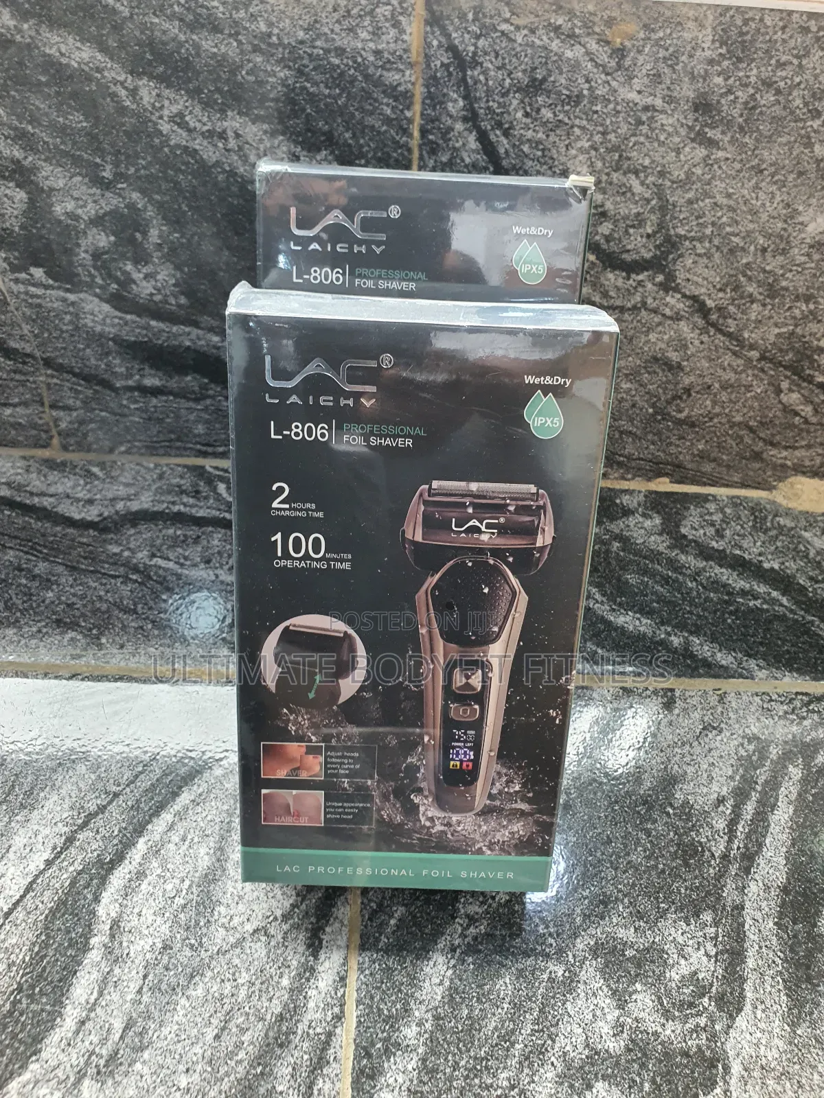 Brand New Lac 806 Laichy Rechargeable Double Blade Shaver