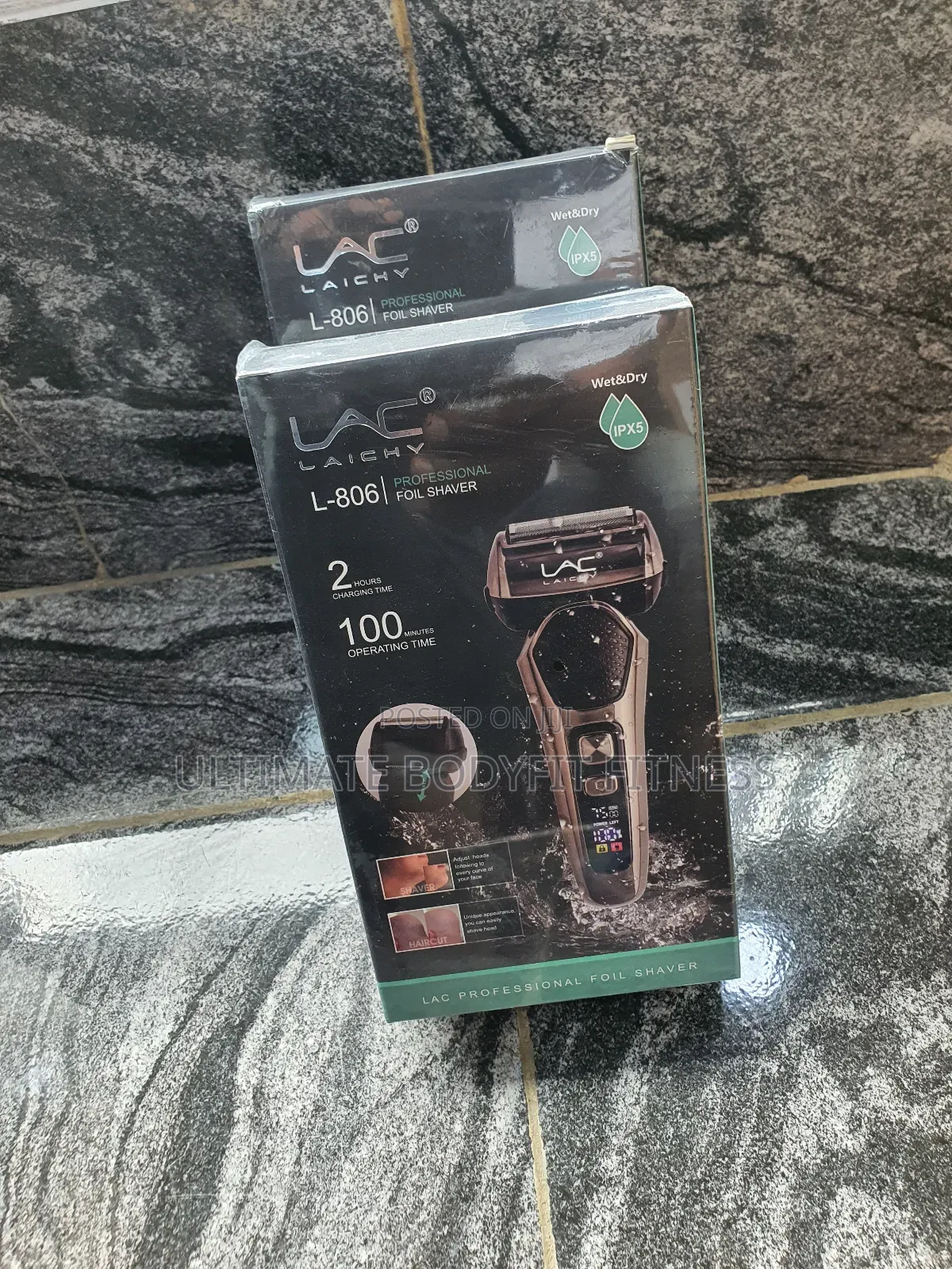 Brand New Lac 806 Laichy Rechargeable Double Blade Shaver