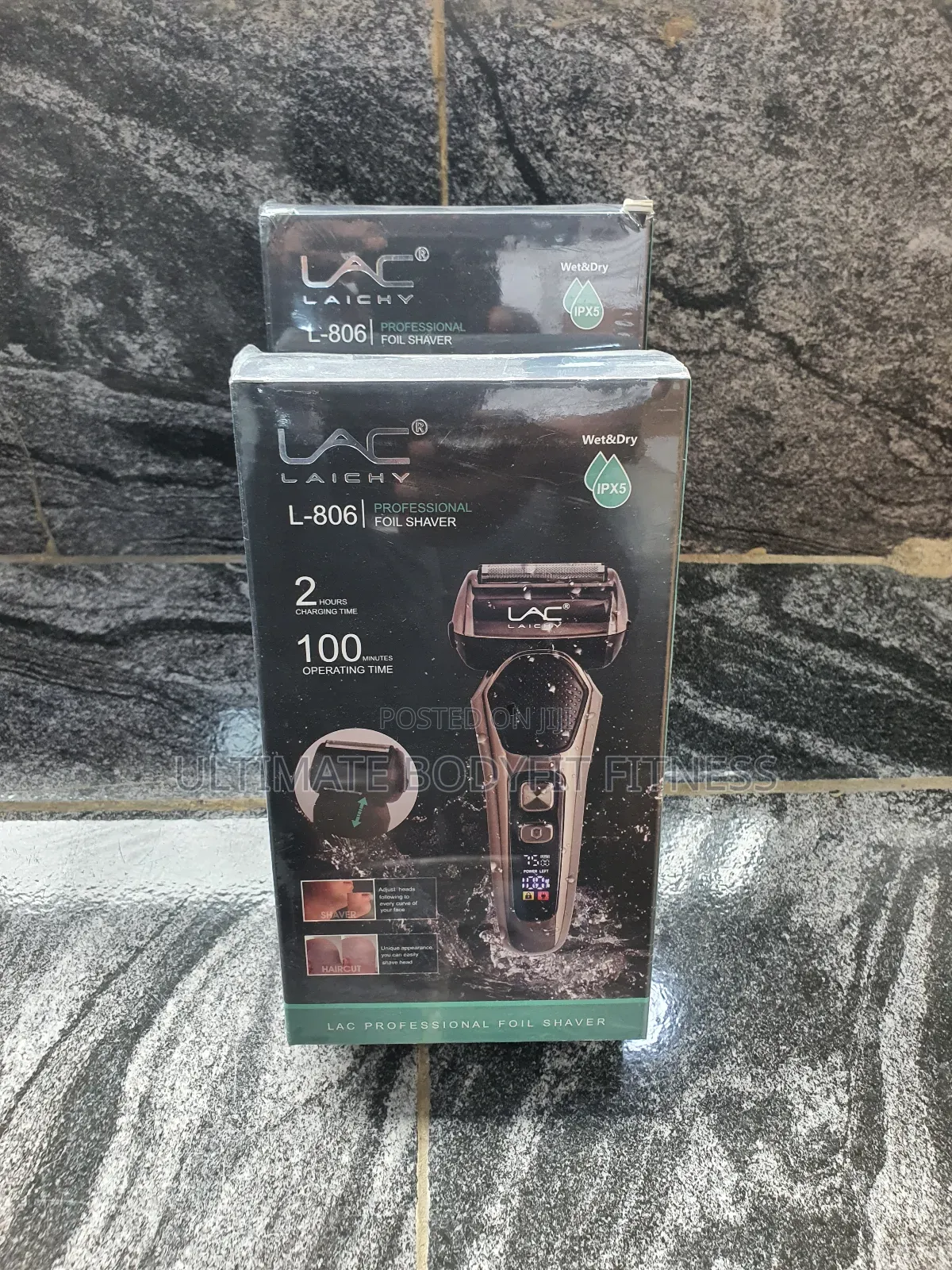 Brand New Lac 806 Laichy Rechargeable Double Blade Shaver