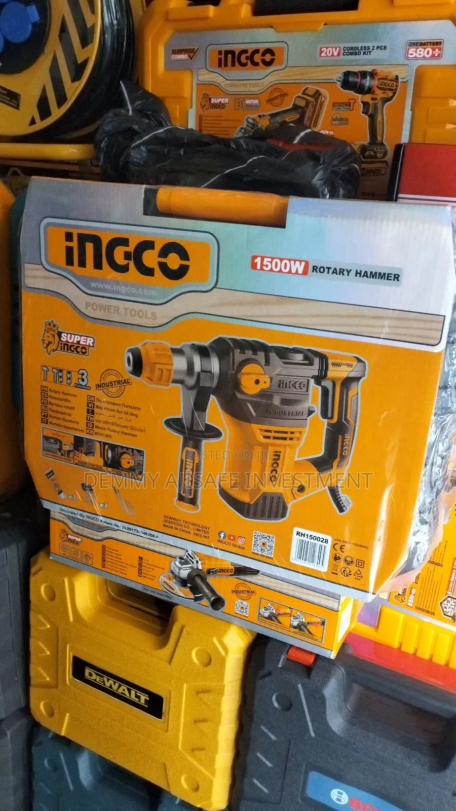 Industrial Rotary Hammer Drill 1500w