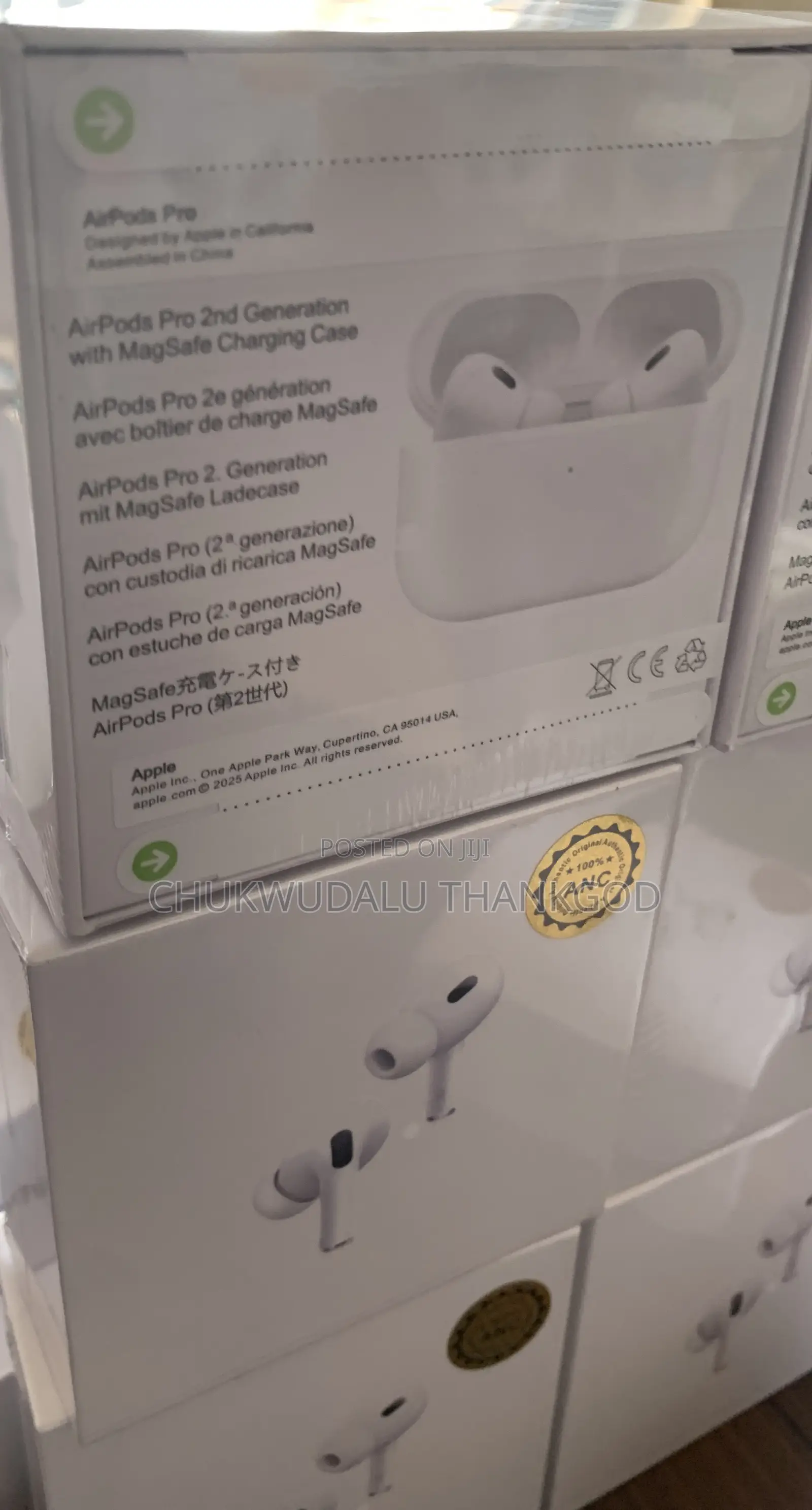 Airpods Pro2 2nd Generation With Magsafe Charging Case