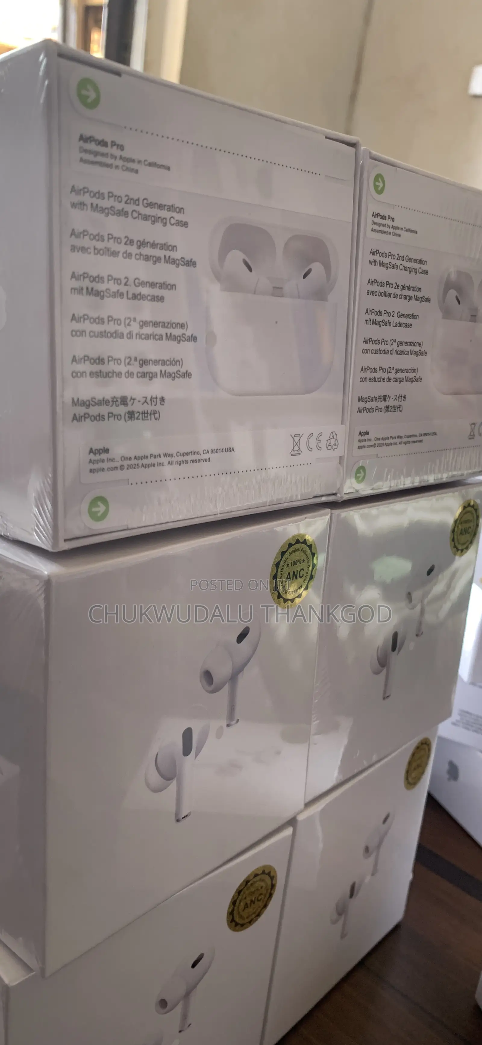 Airpods Pro2 2nd Generation With Magsafe Charging Case
