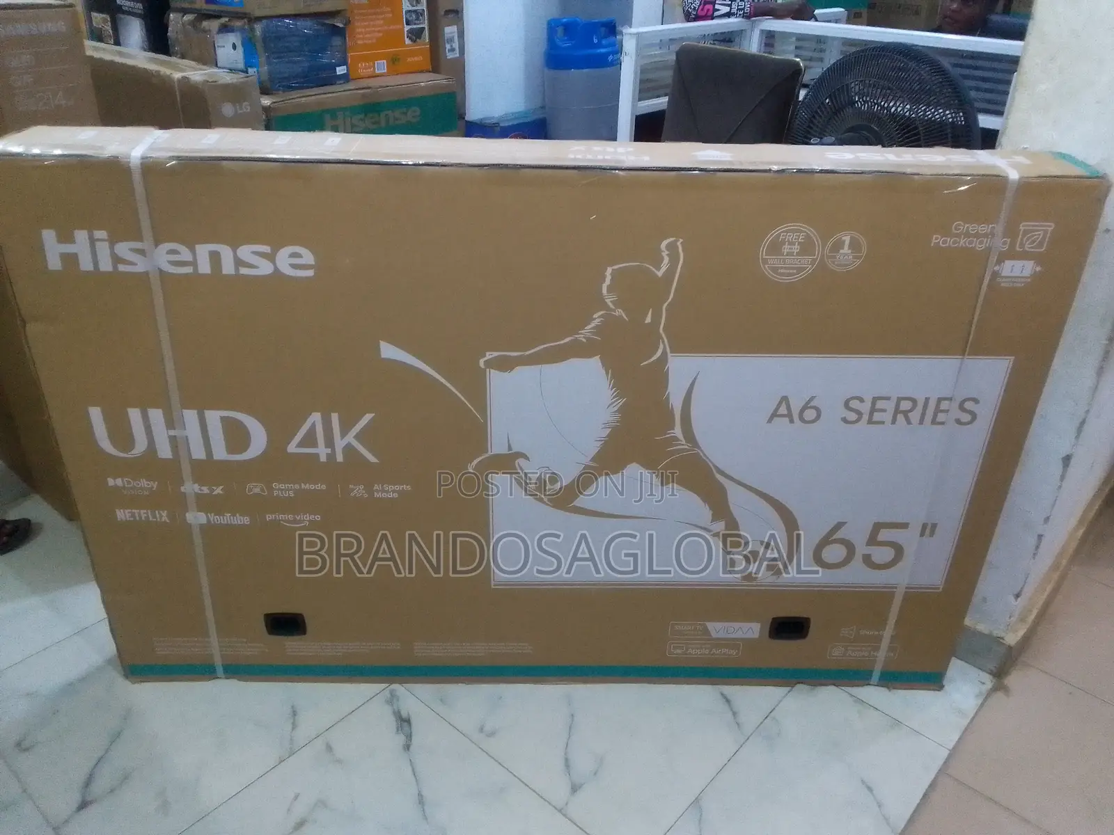 Hisense 65 Inches Uhd HDR Smart Netflix,Youtube Television
