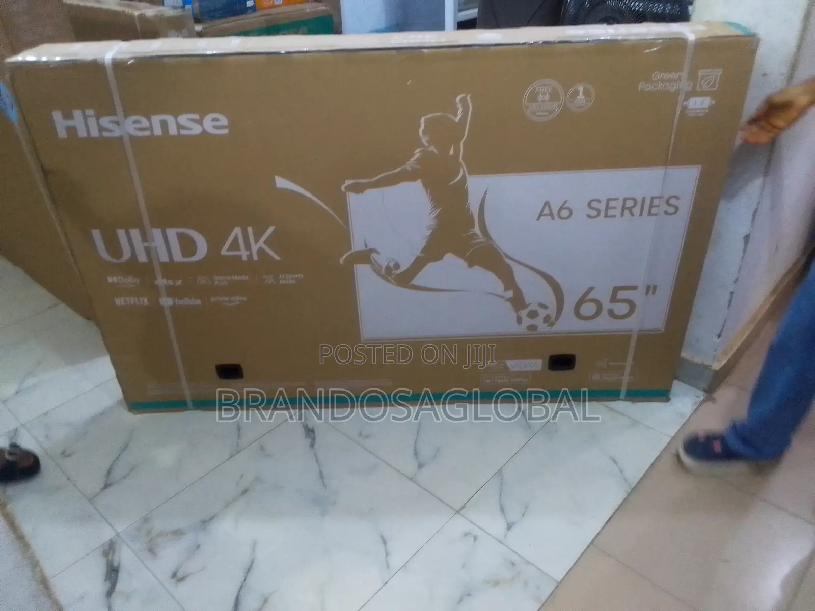 65” Hisense Smart Tv With Ultra Hd Display