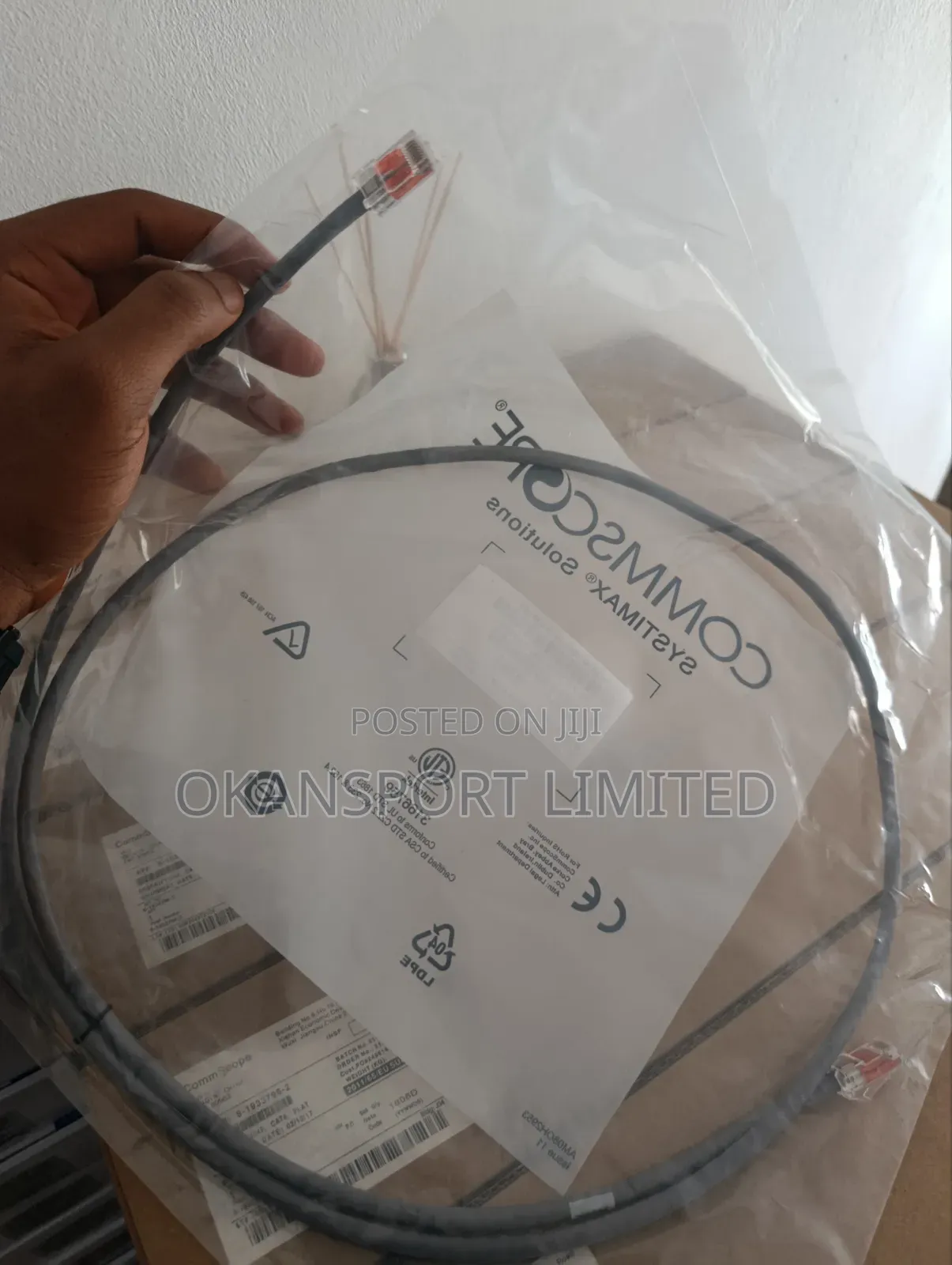 Patch Cord Commscope Systimax Cat6 Ethernet Lan Cable 1m/ 1.5m/ 3meter