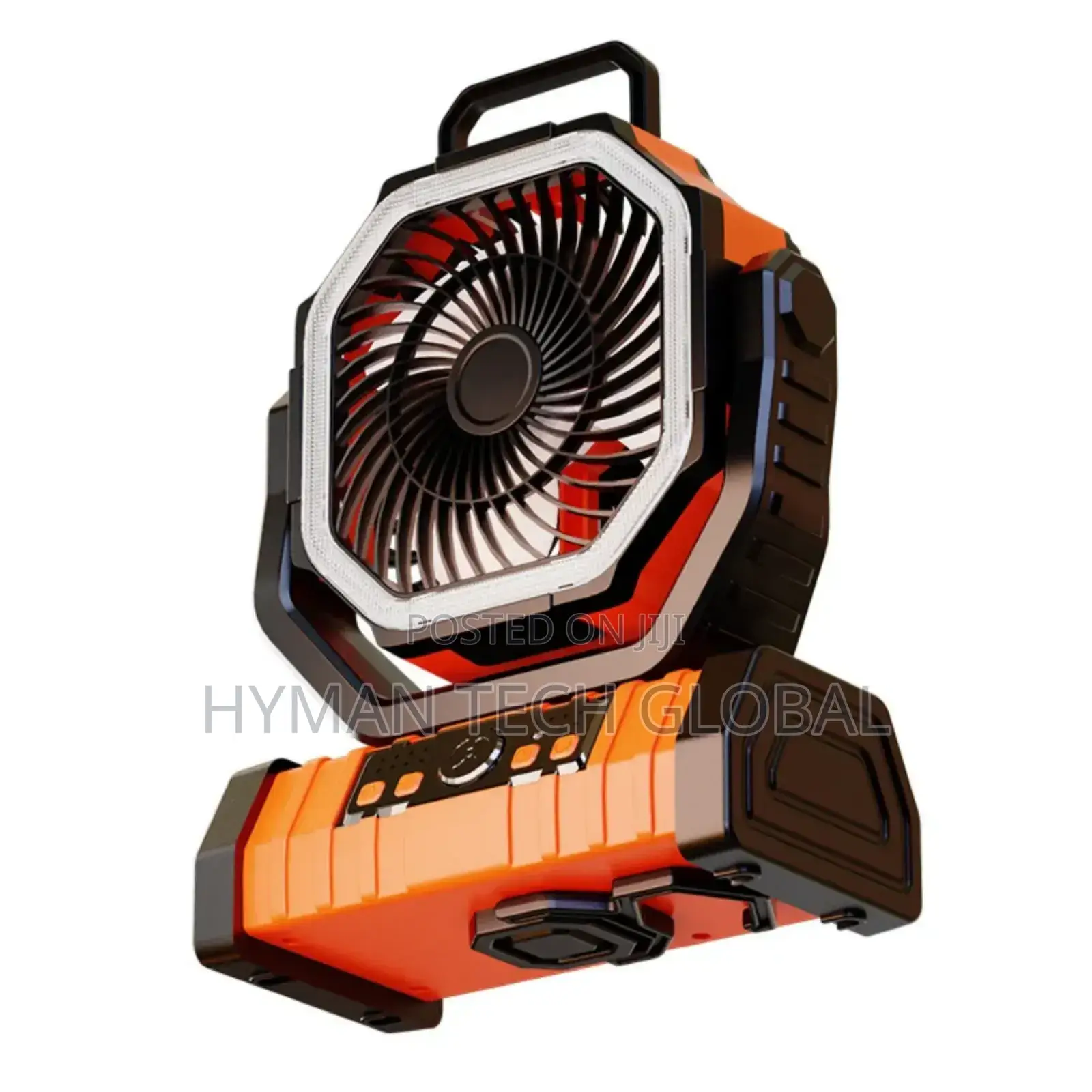 20,000mah Portable Rechargeable Fan With Led Light