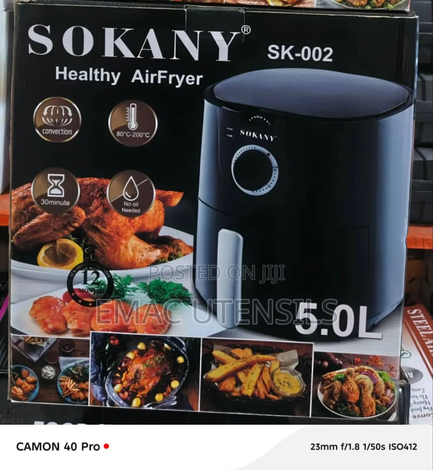 Original 5 Litre Sokany Oiless