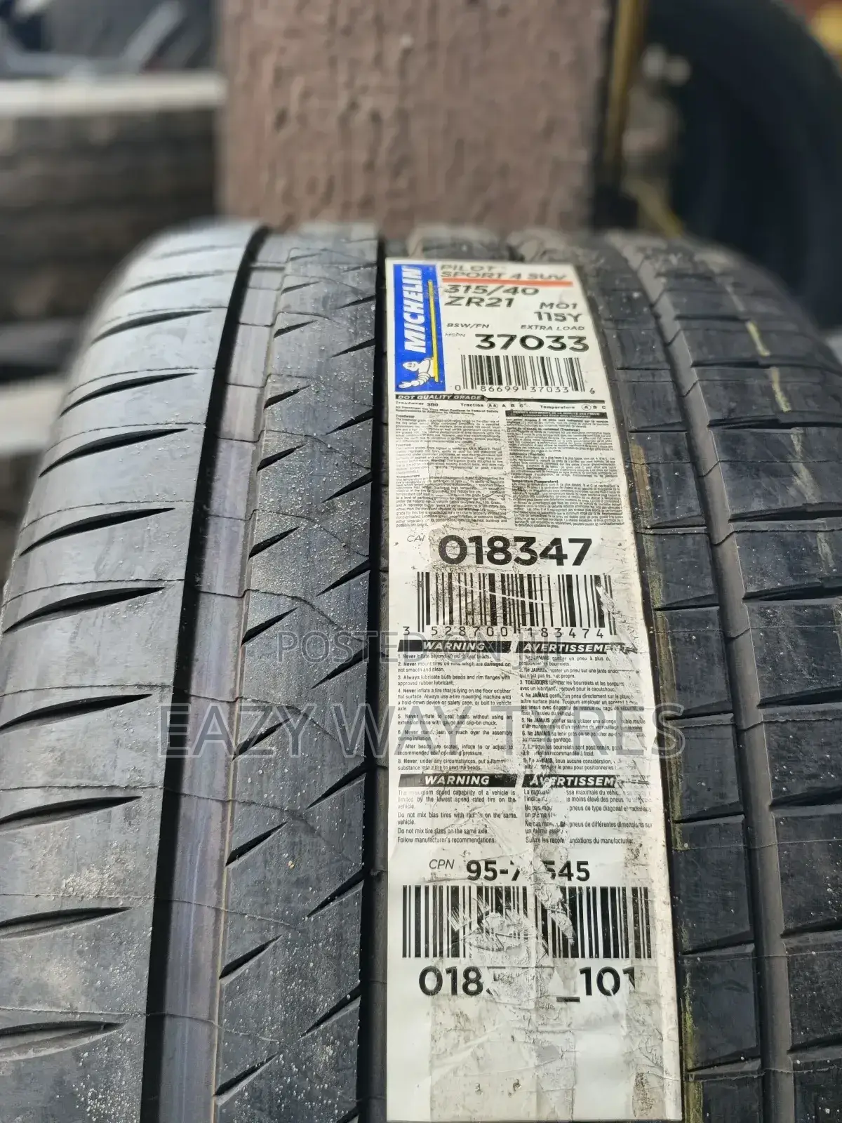 315/40zr21 Run Flat Micheline and All Kinds Tyres at Affordable Prices
