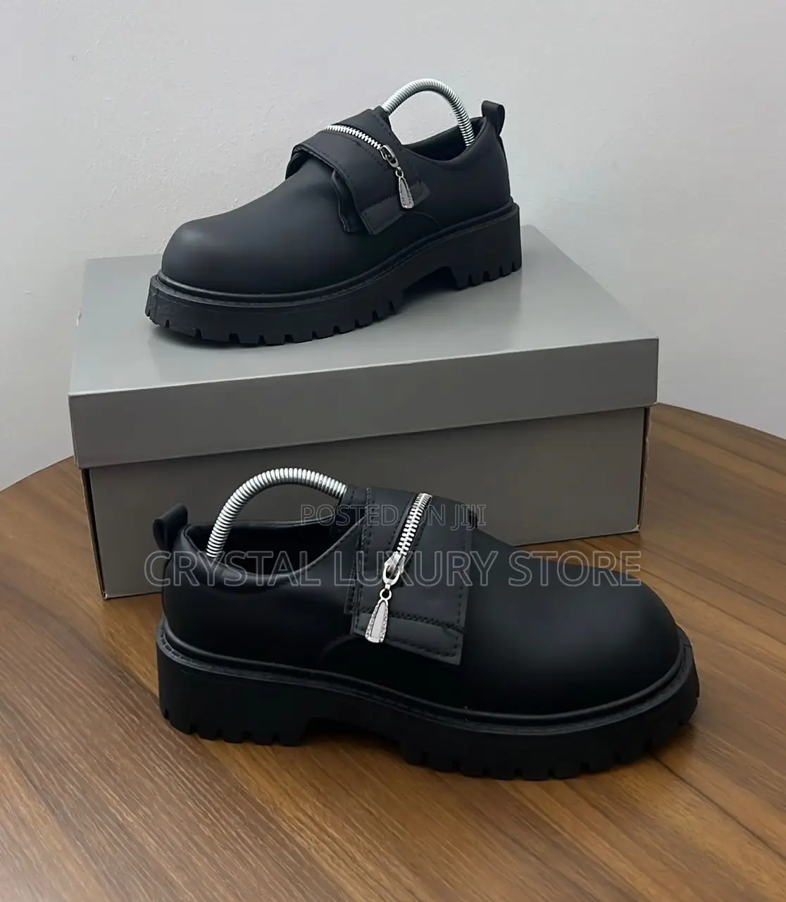 Balenciaga Quality Luxury Men Genuine Leather Shoe
