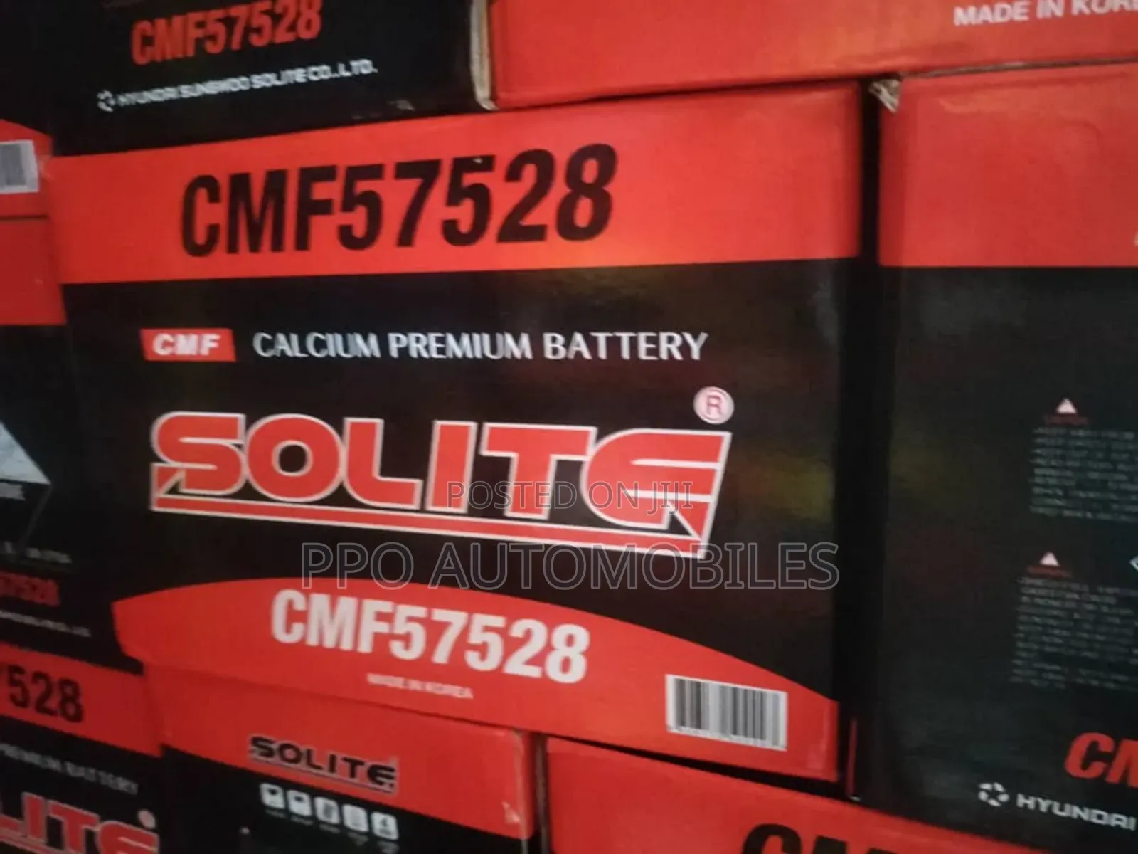 12v 75ah Solite Maintainance Free Korean Battery.